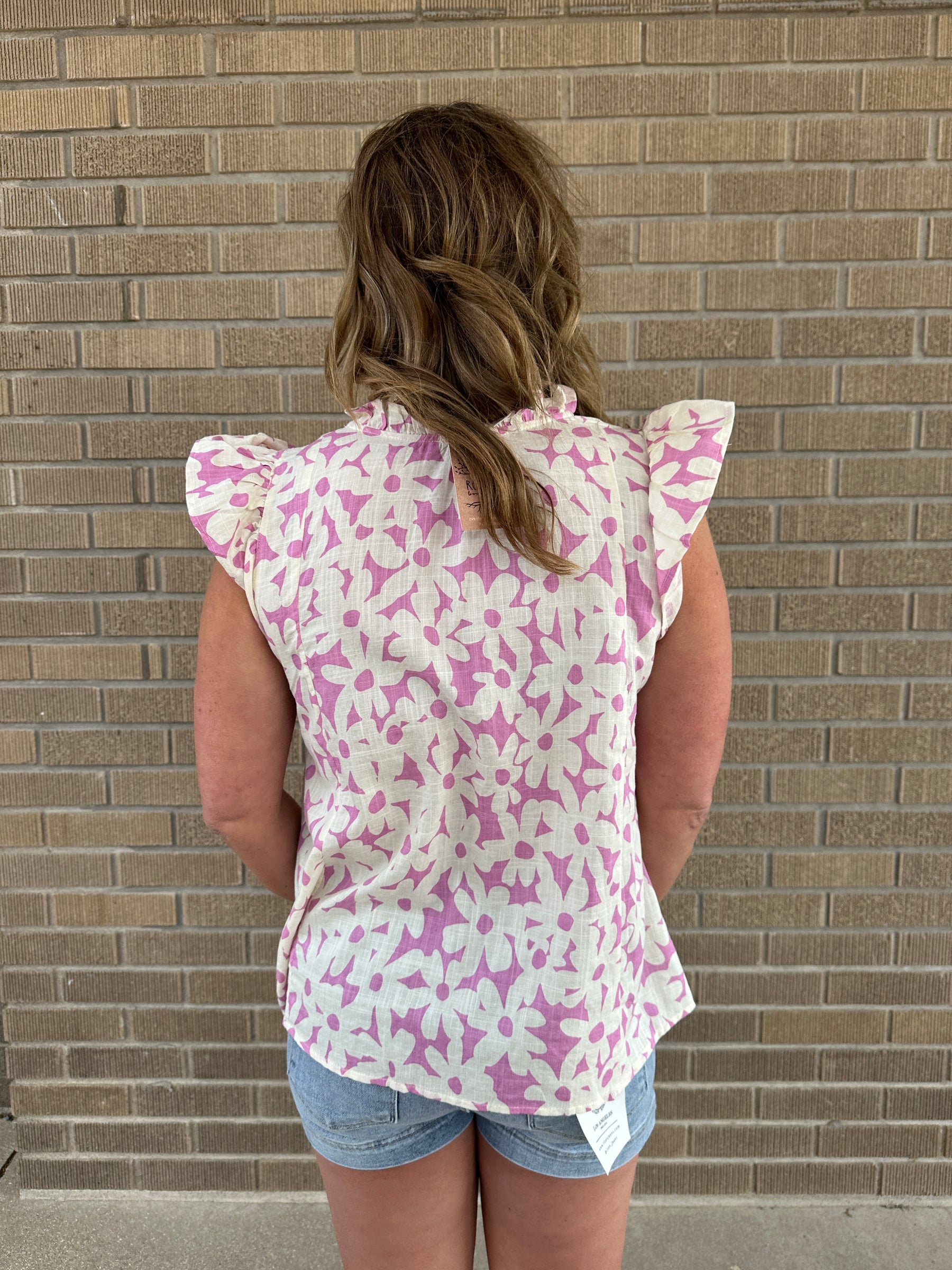 Lilac Floral Blouse