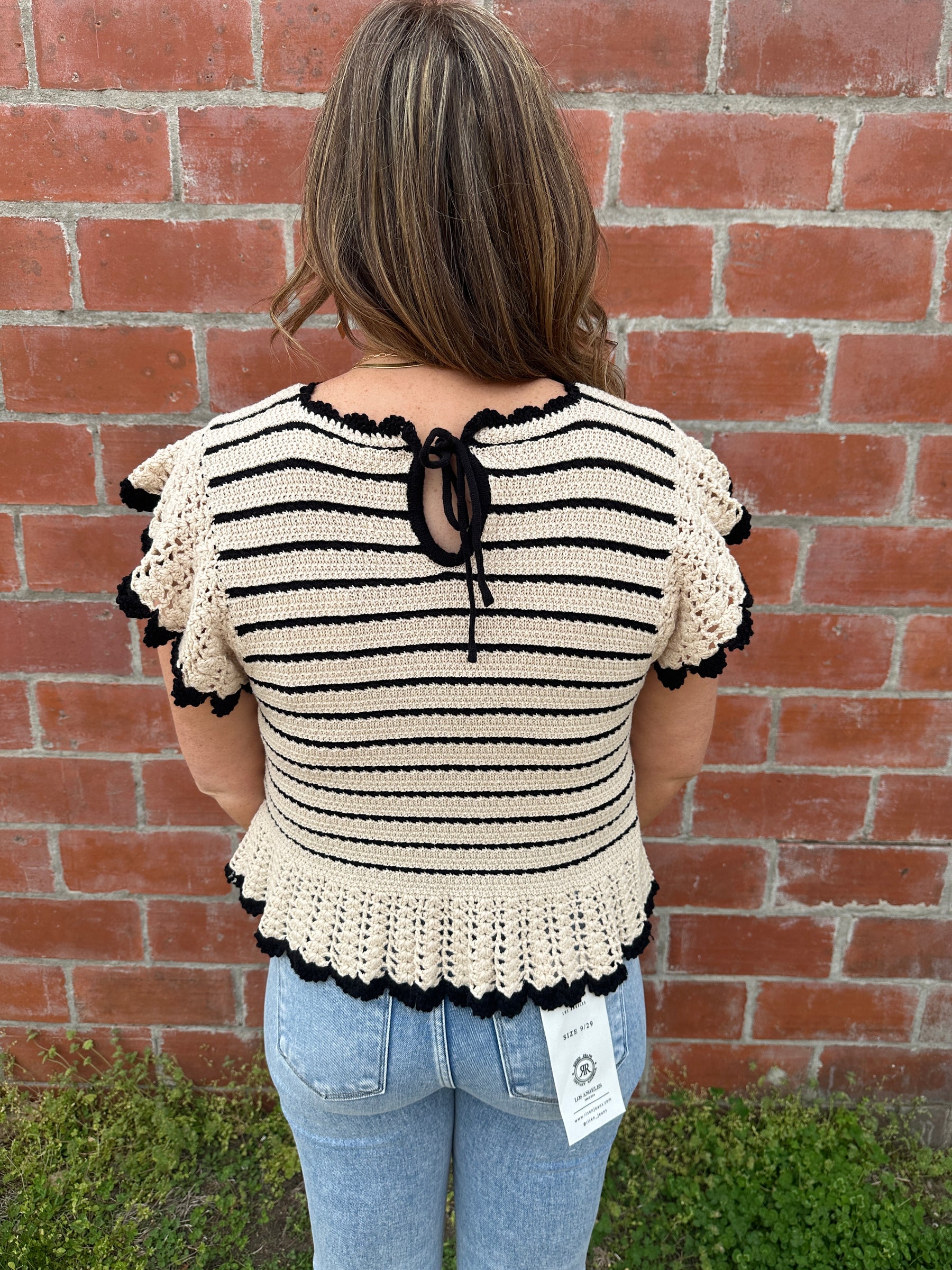 Stunning Stripe Knit Top