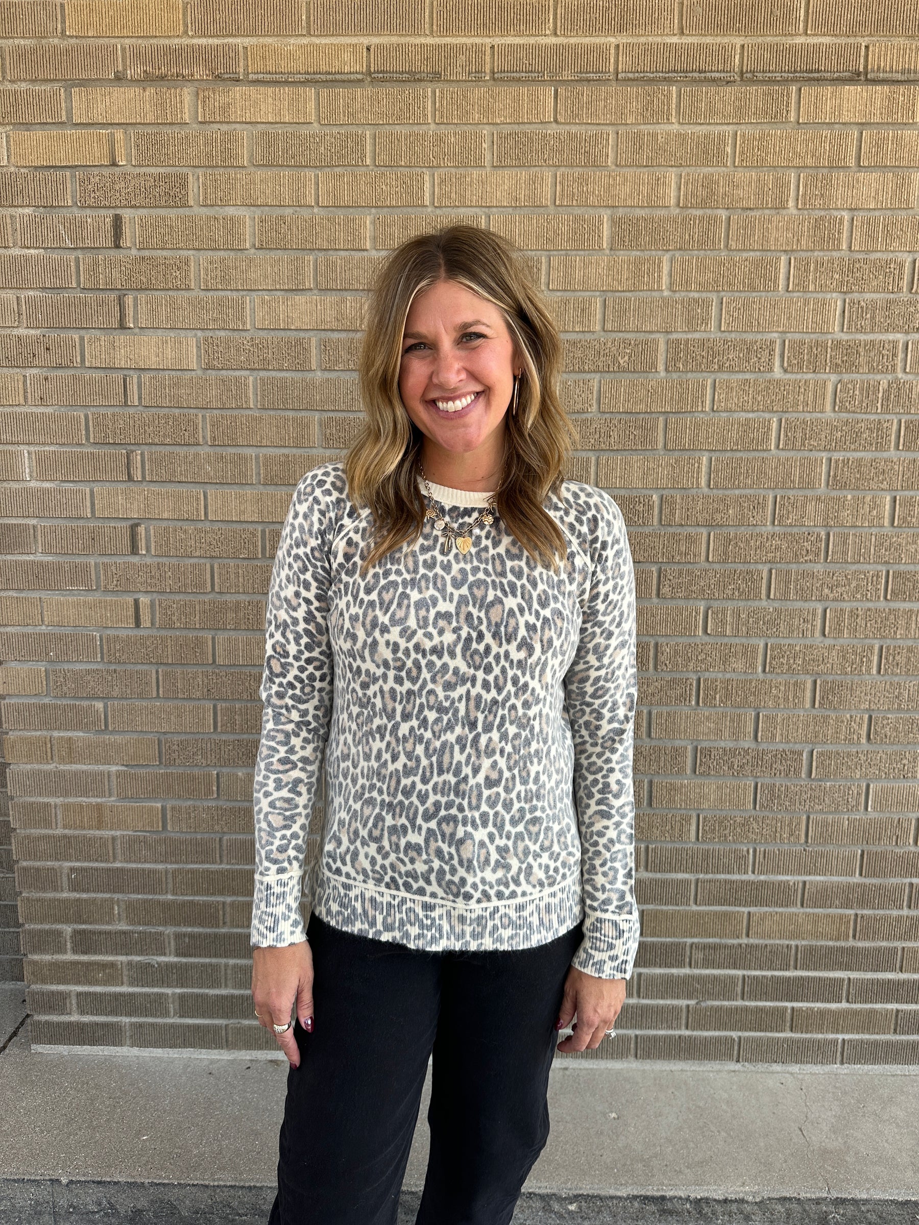 Love the Leopard Lightweight Sweater