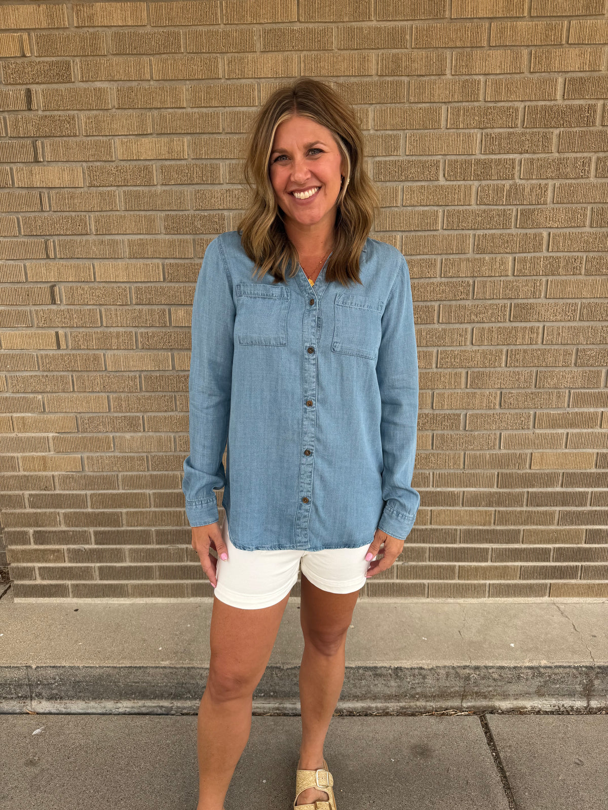 Ginger Top - Denim
