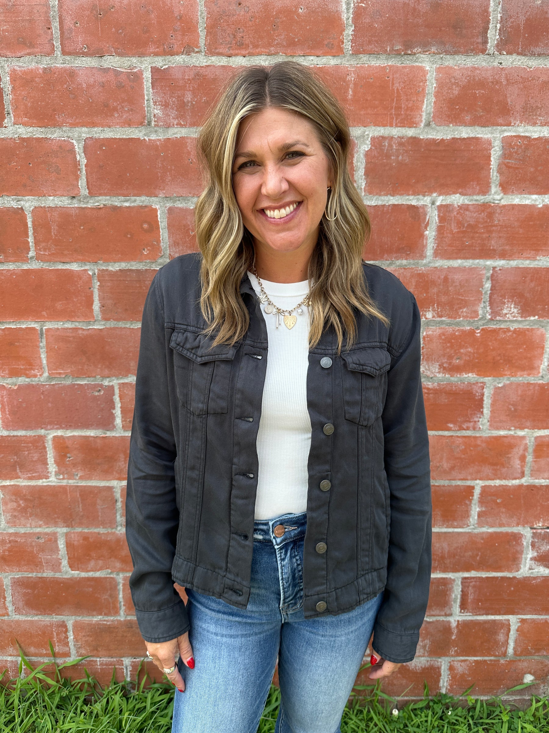 Jackie Jacket - Black Shadow