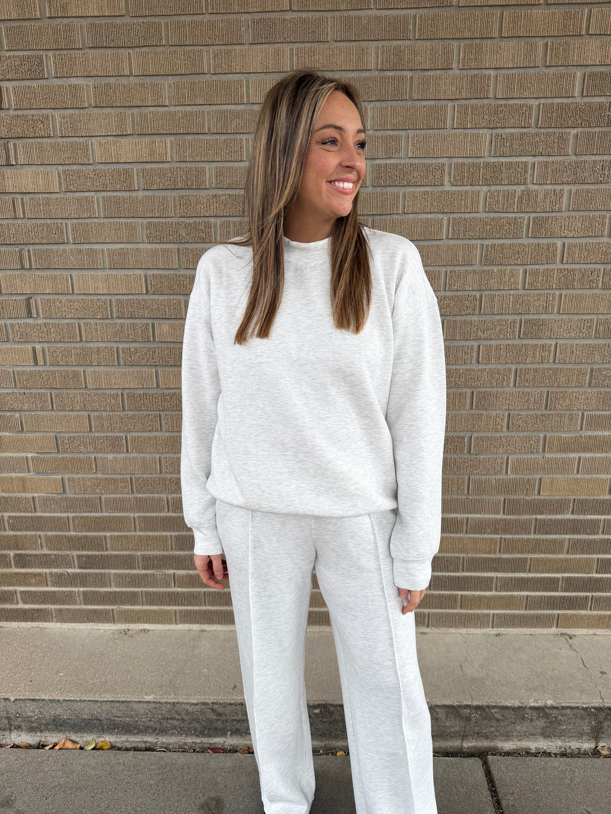 Modal Pullover - Light Grey