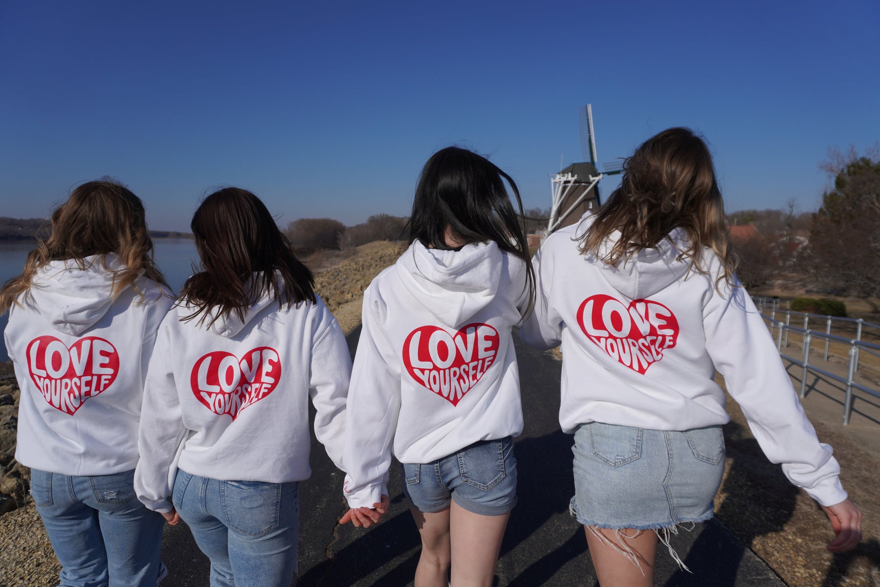 Love Yourself Hoodie - White