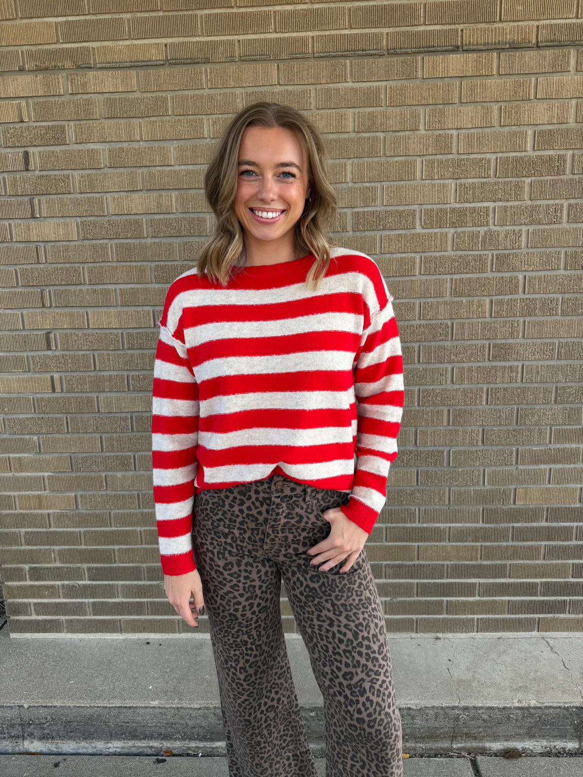 Strawberries and Cream Sweater
