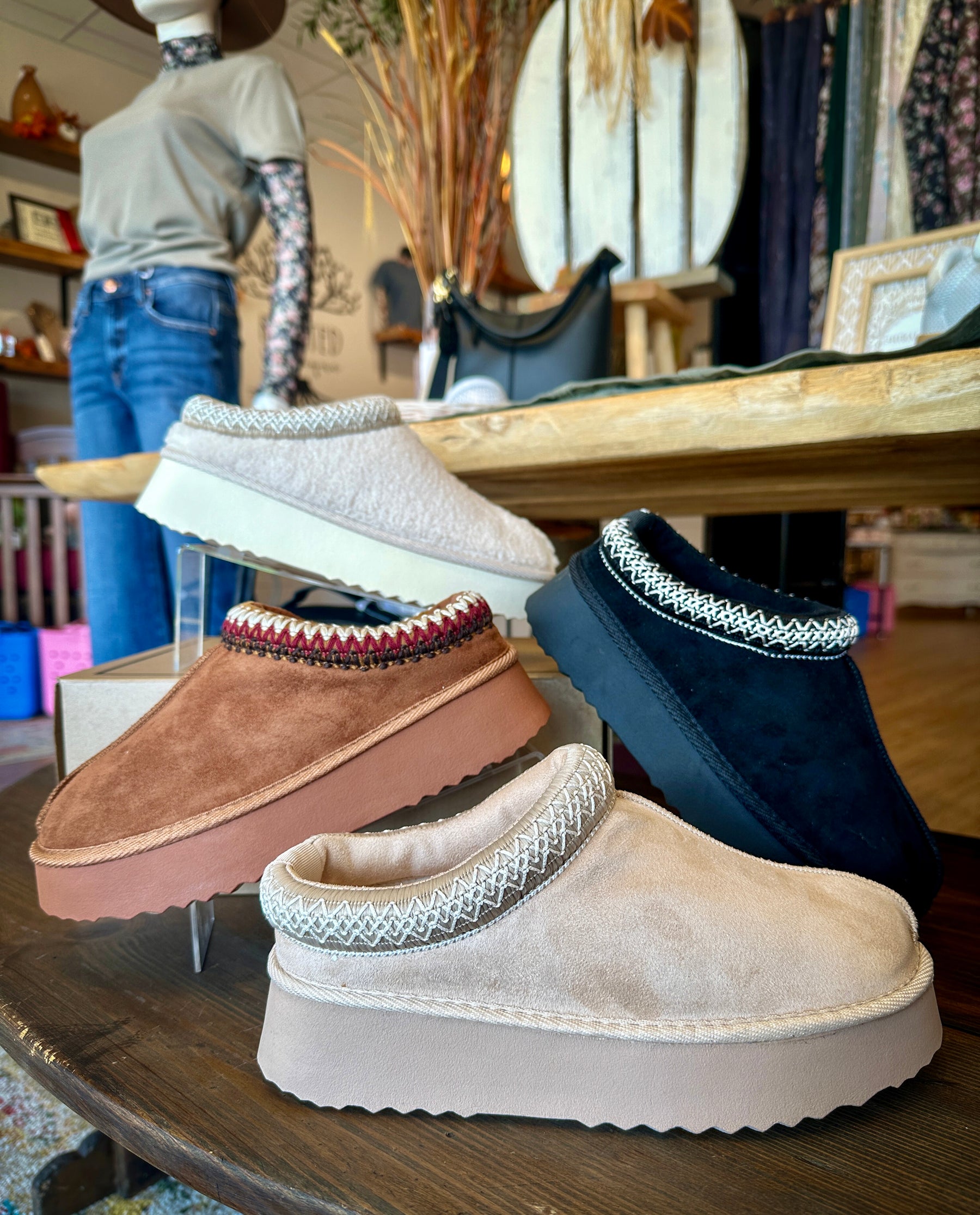 Uggg Dupes by Mia Shoes- Congac
