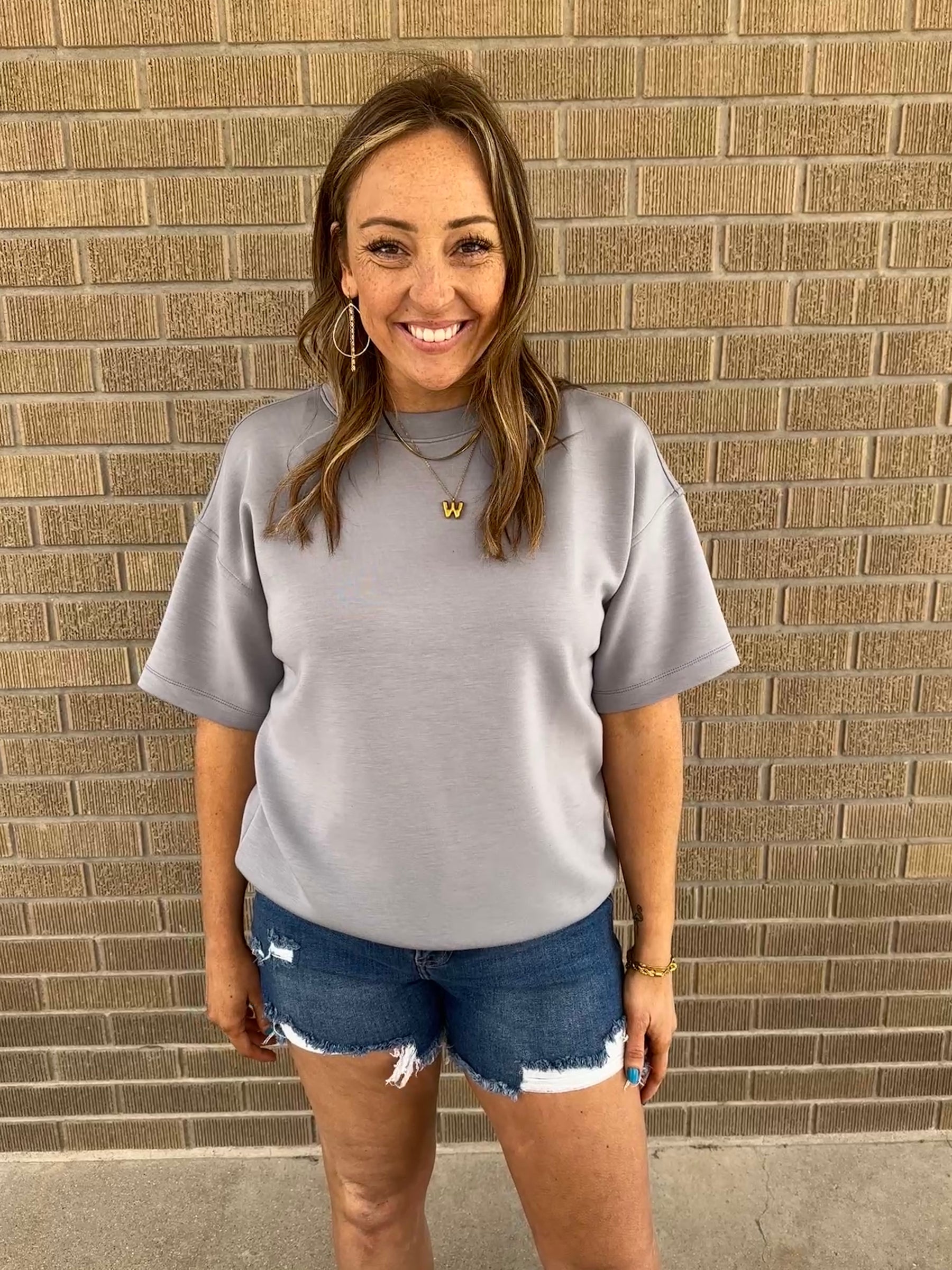 Buttery Soft Modal Tee - Grey