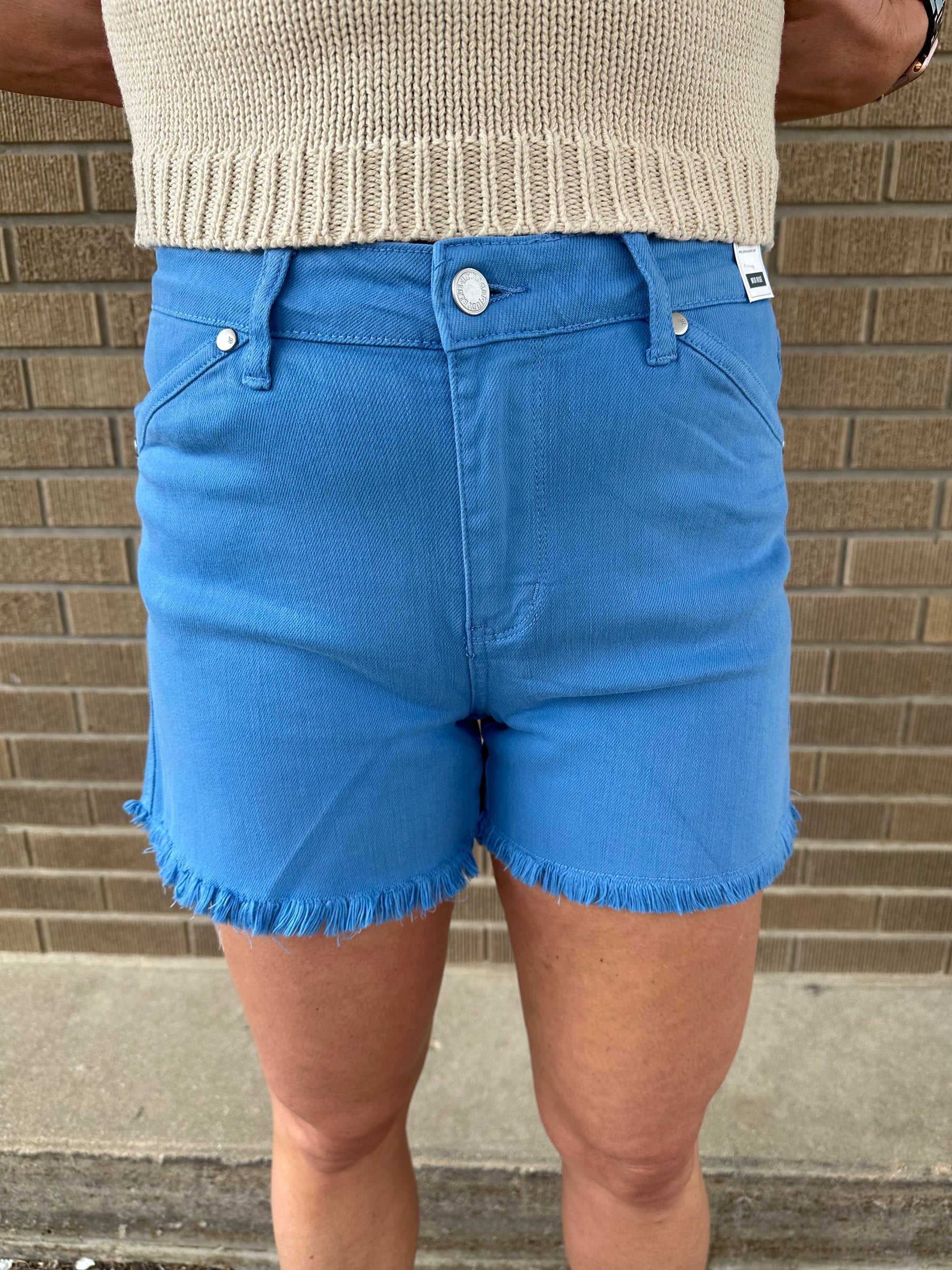 Sky Blue Shorts by Judy Blue