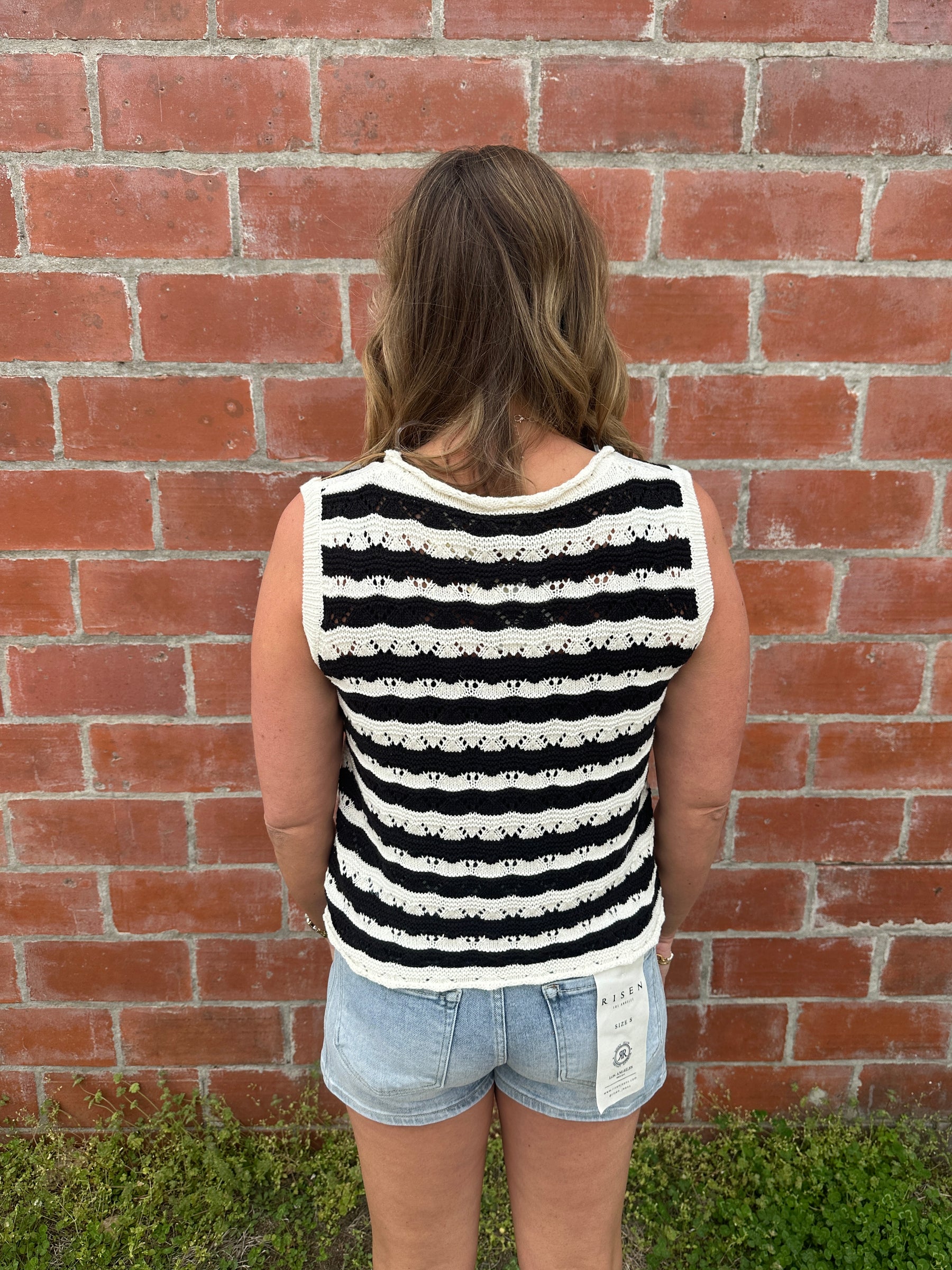 Stunning Knit Tie Front Vest