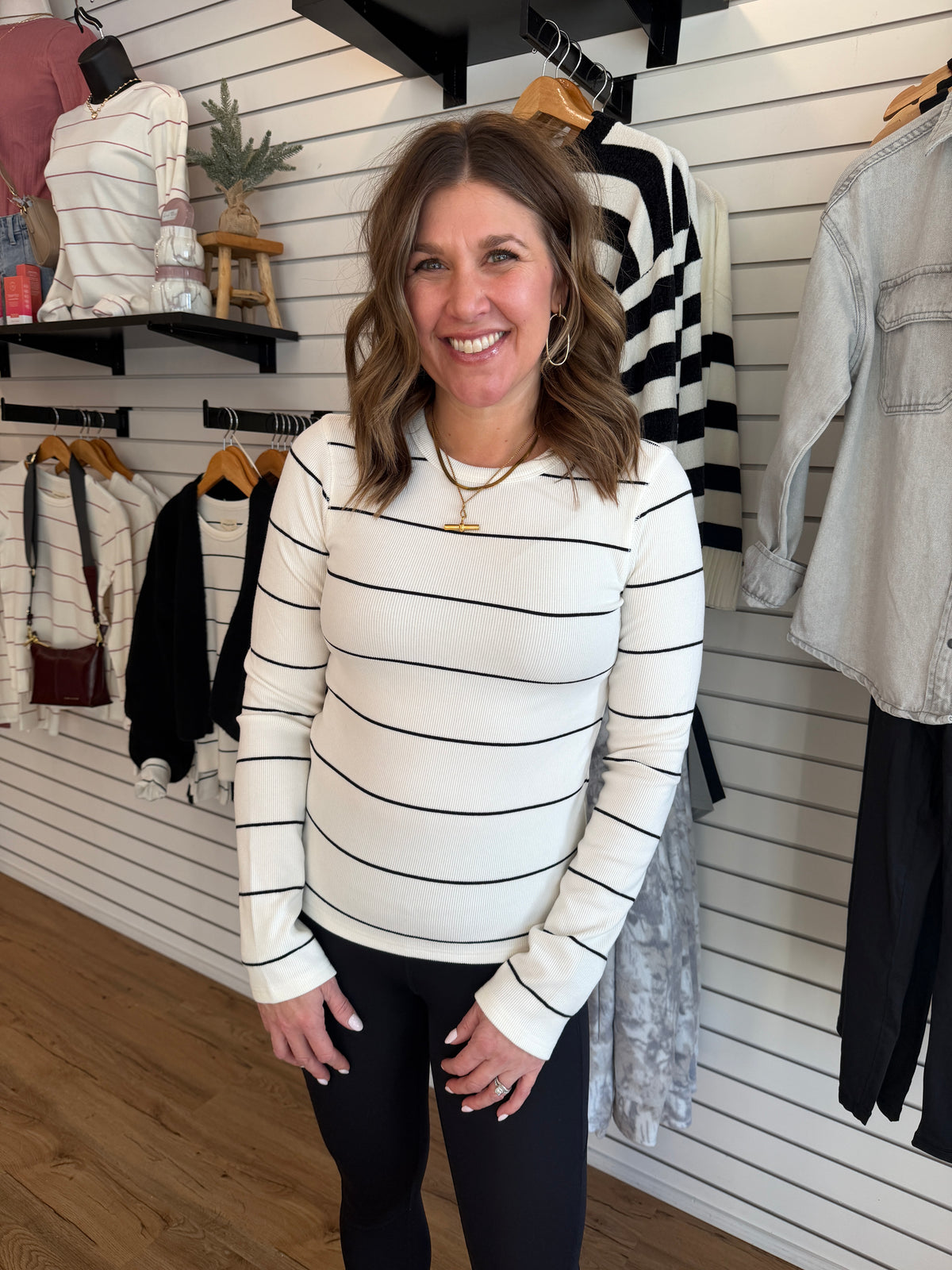 Alder Top - Black Ivory