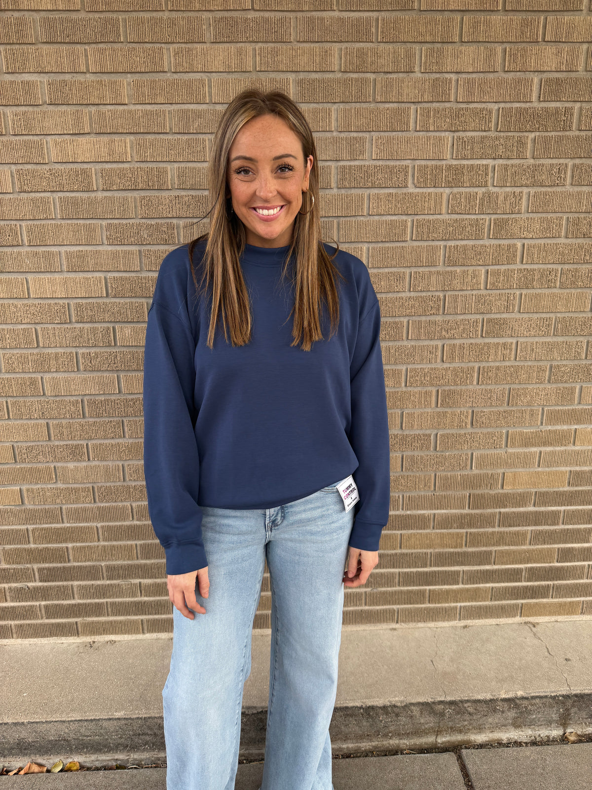 Modal Pullover - Smoky Navy