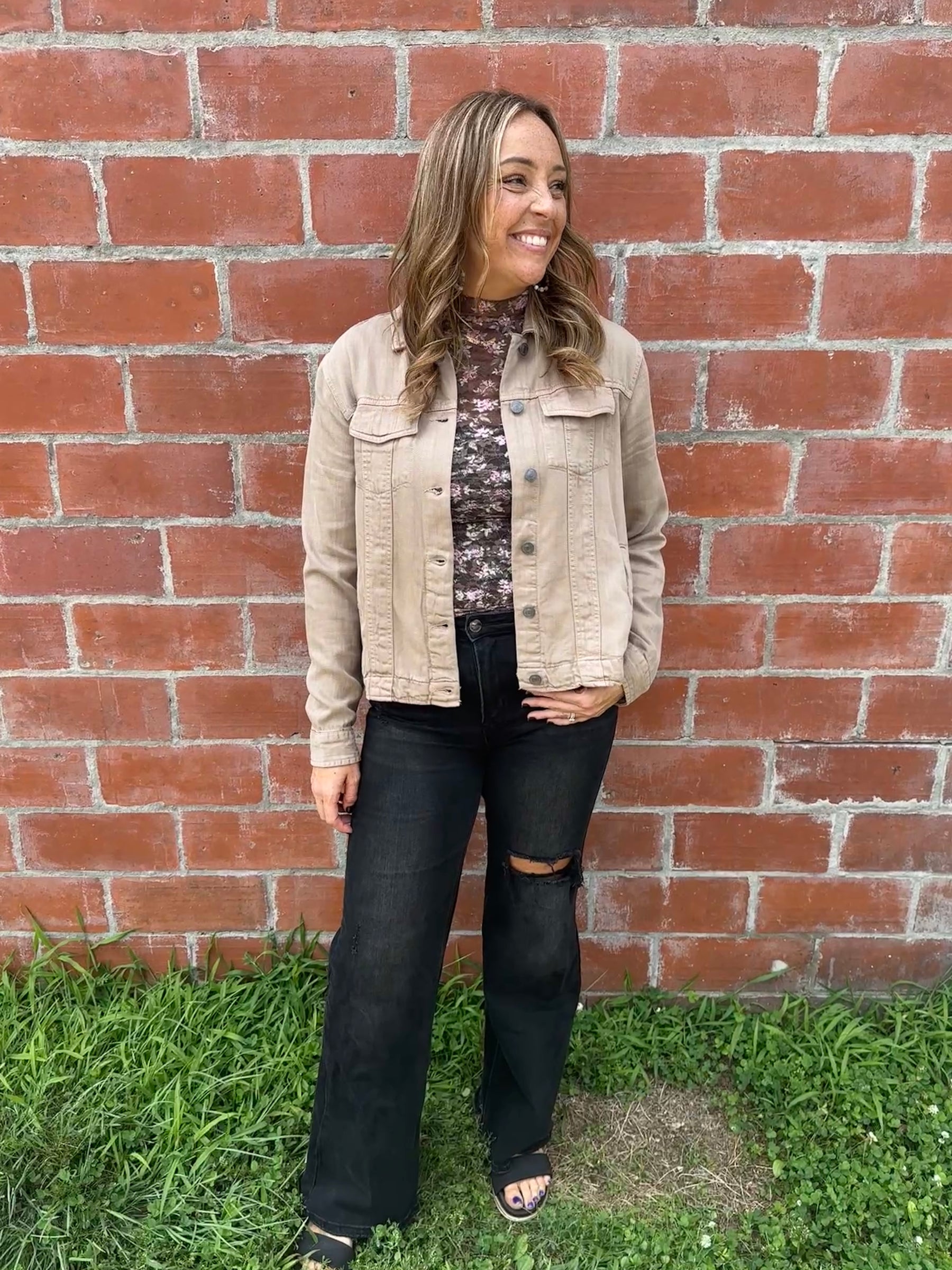 Jackie Jacket - Taupe