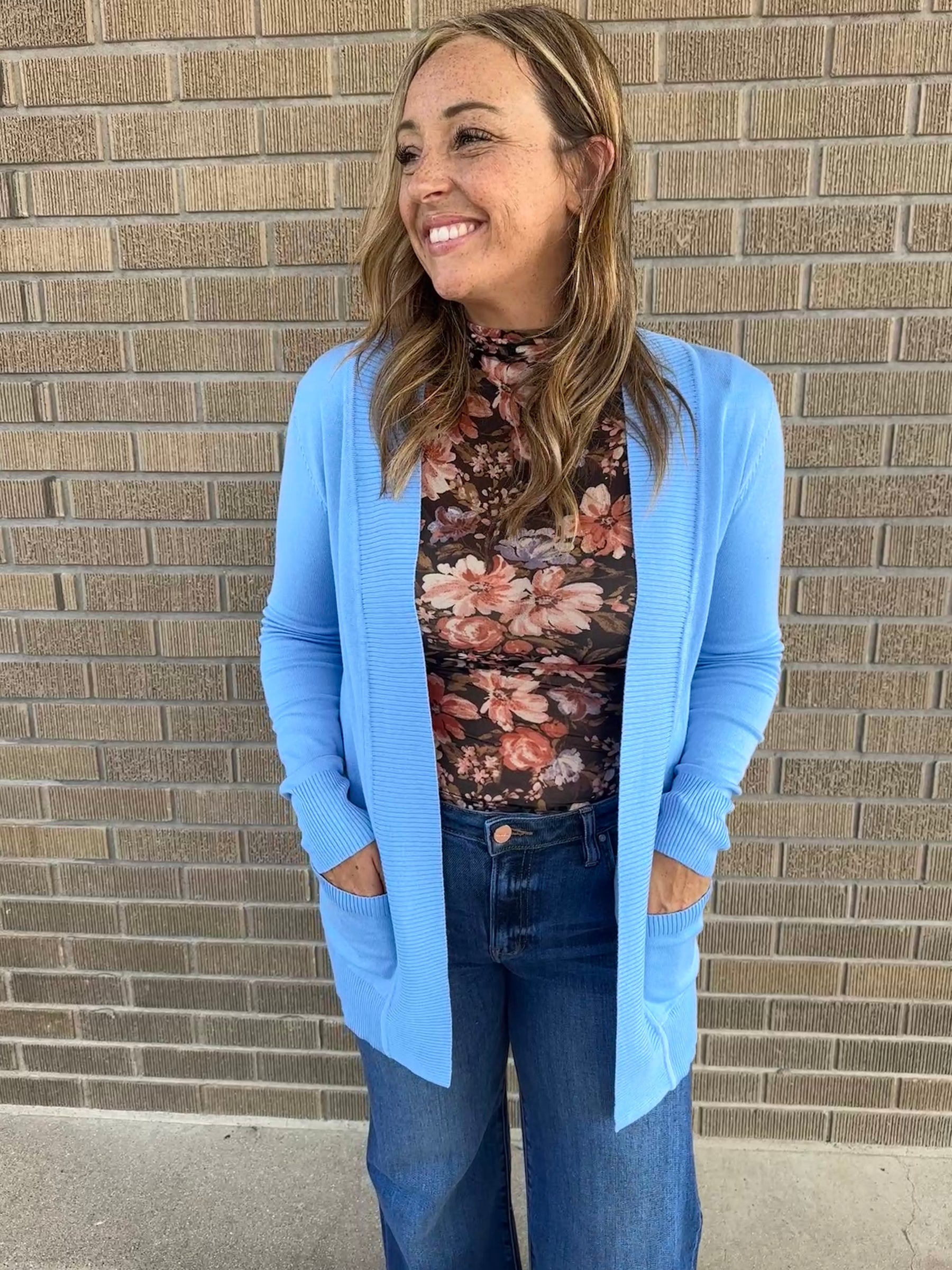 OG Rooted Cardigan - Blue
