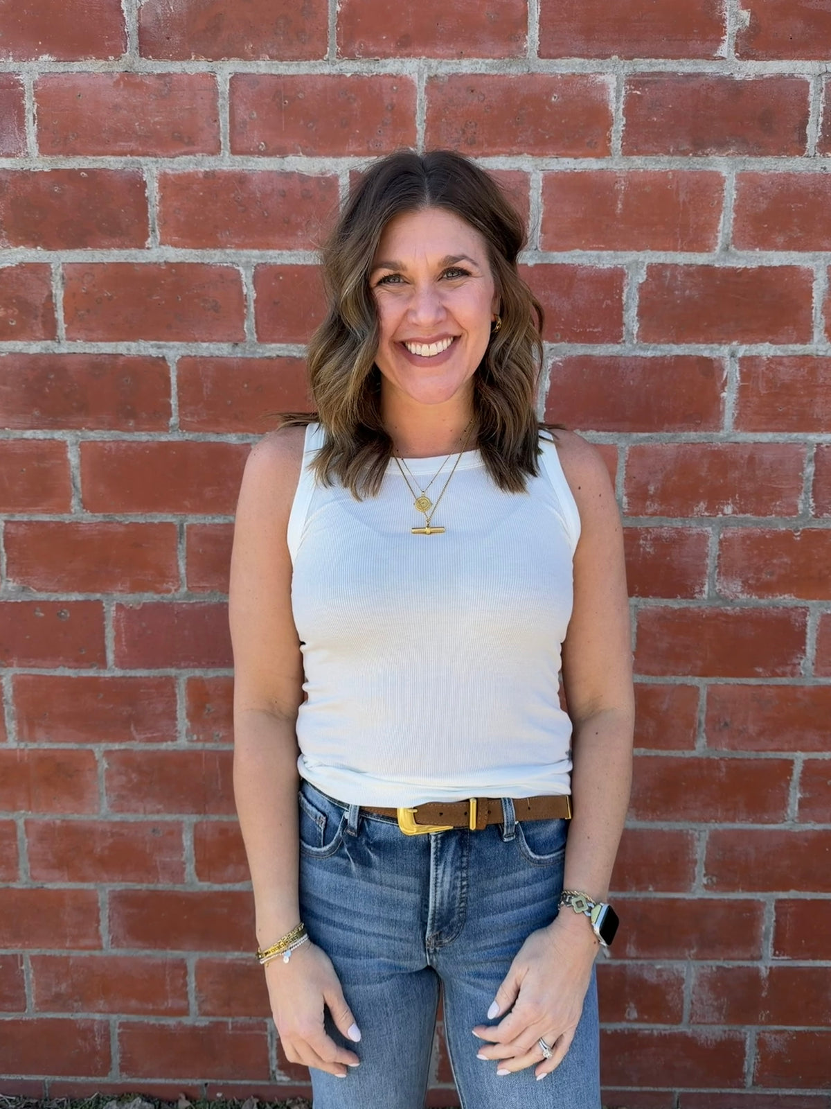 Clarence Tank - Ivory