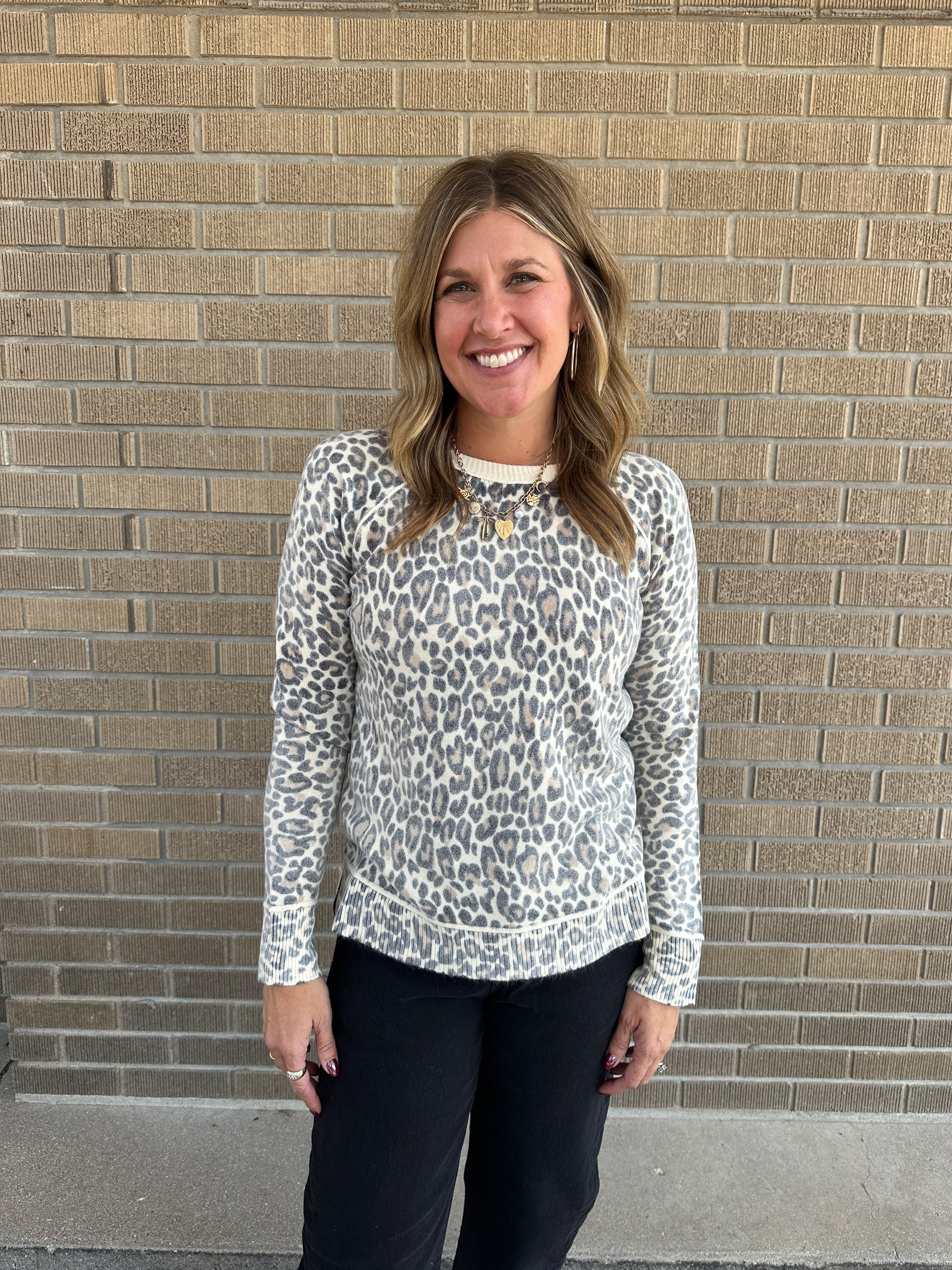 Love the Leopard Lightweight Sweater