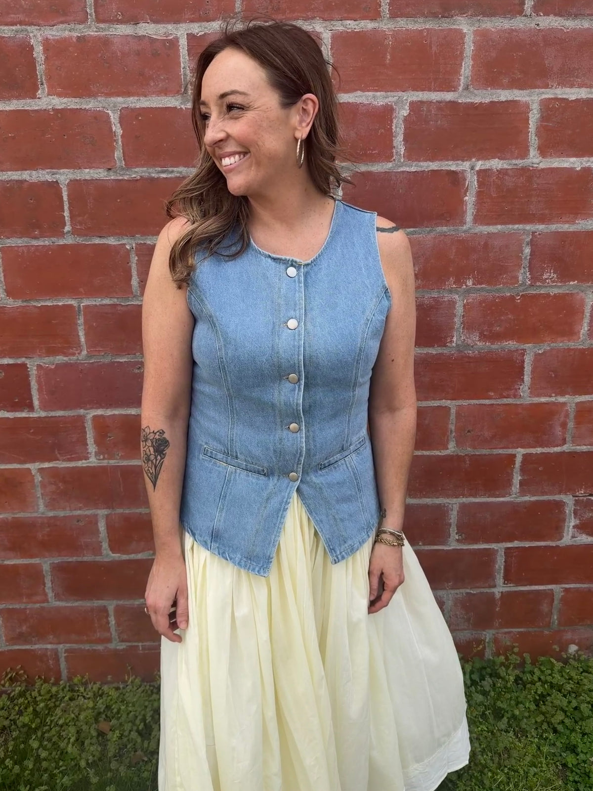 Lovely Lady Denim Vest