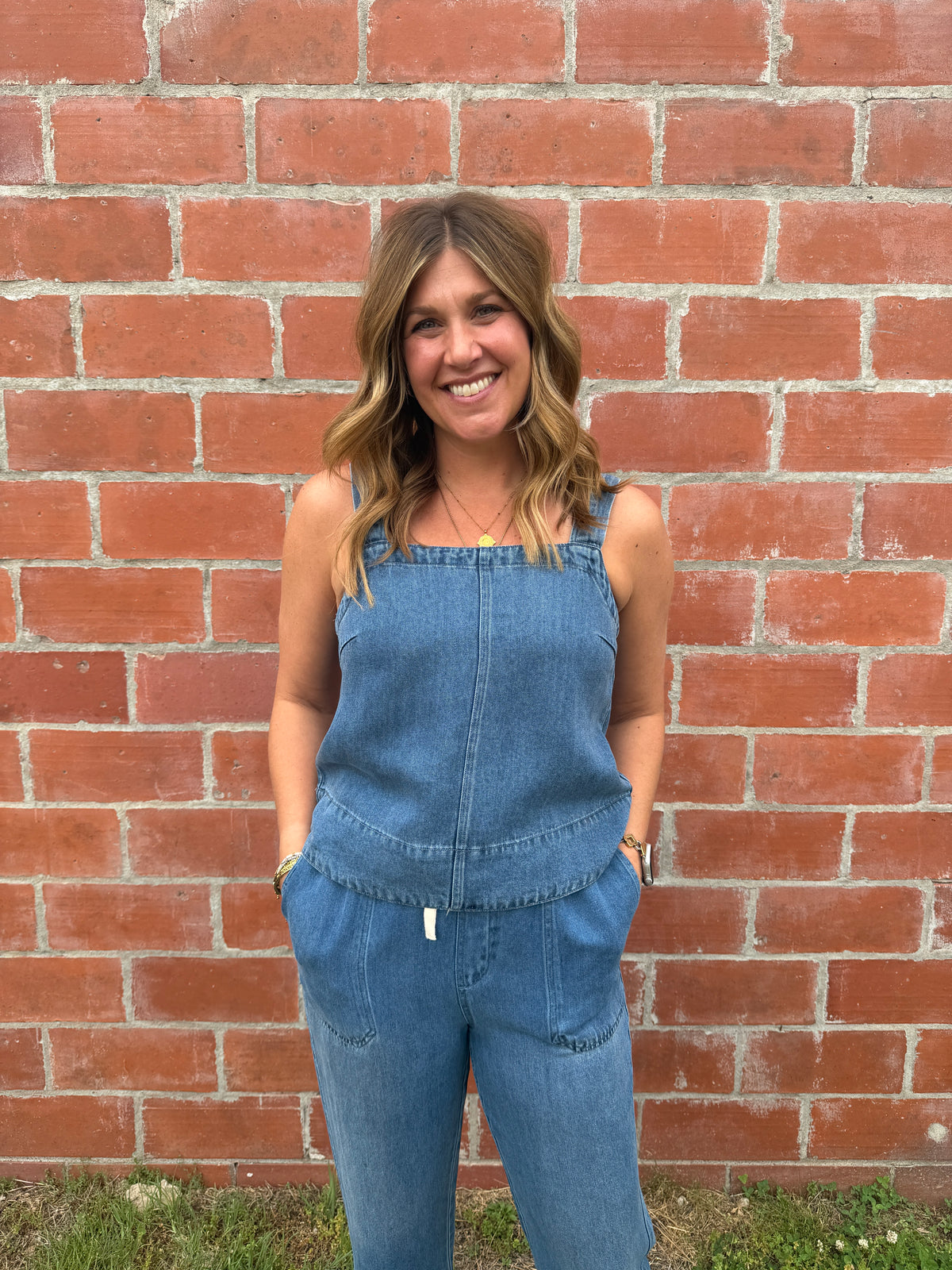 Maelis Denim Tank