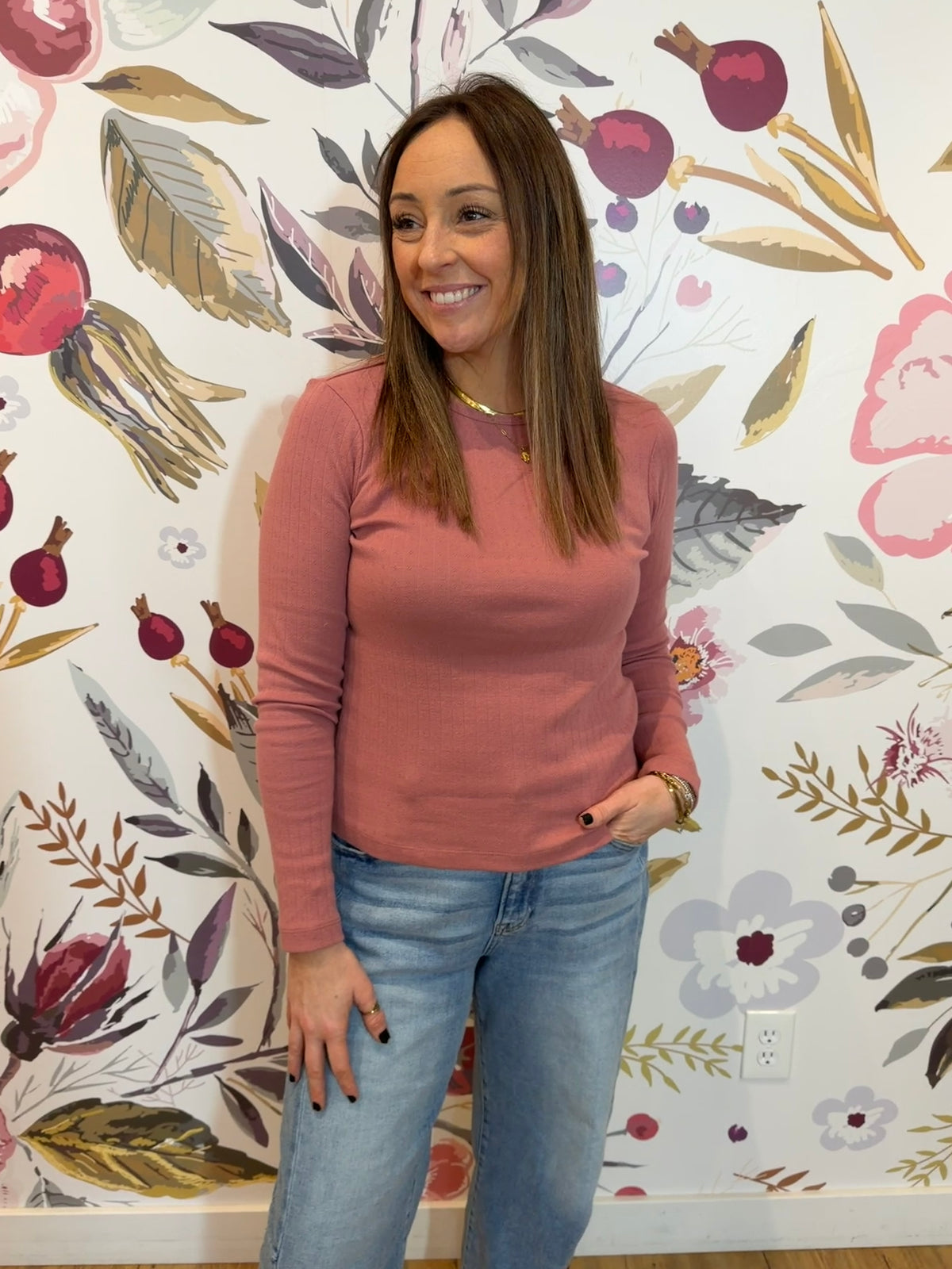 Luisa Top - Misty Rose