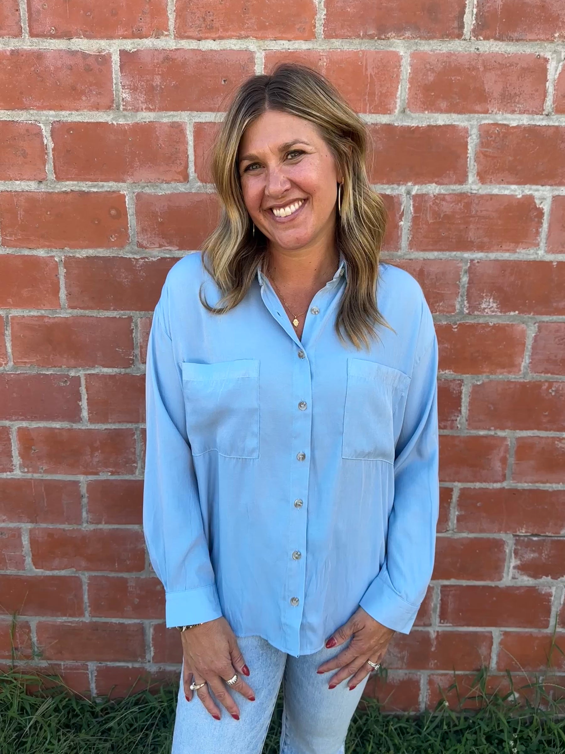 Chambray Button Up