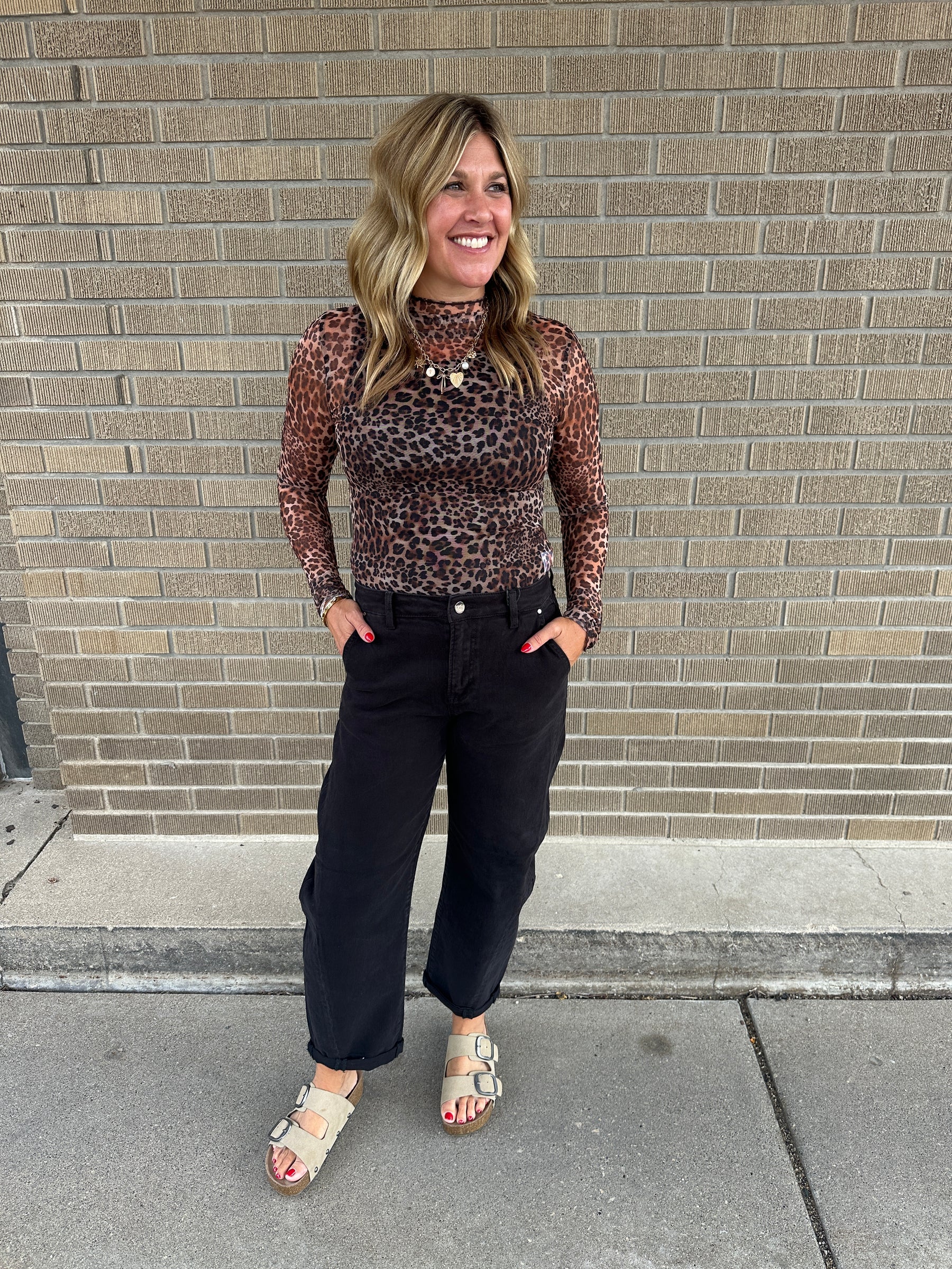Black Barrel Jeans