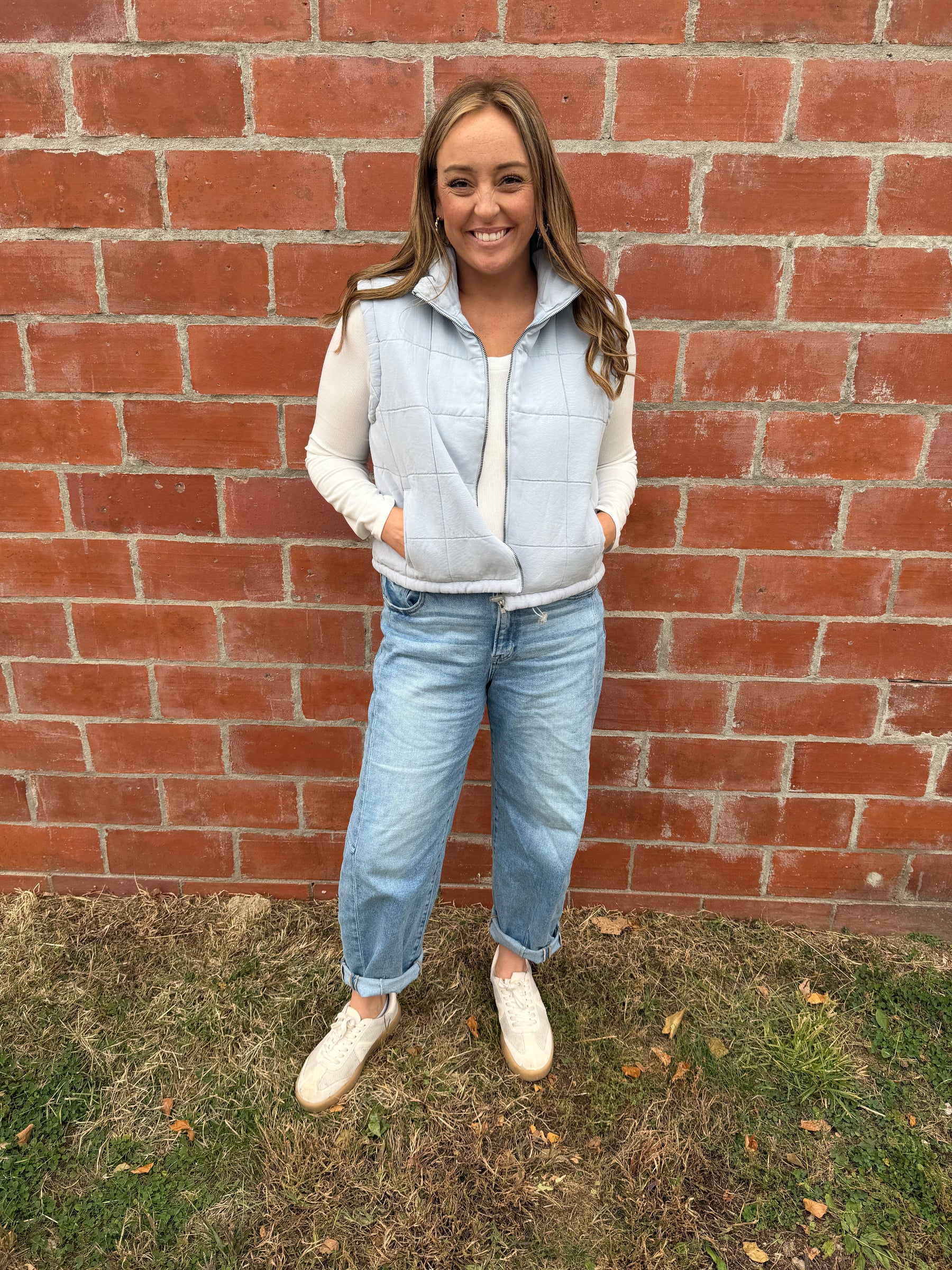 Brina Vest - Light Denim