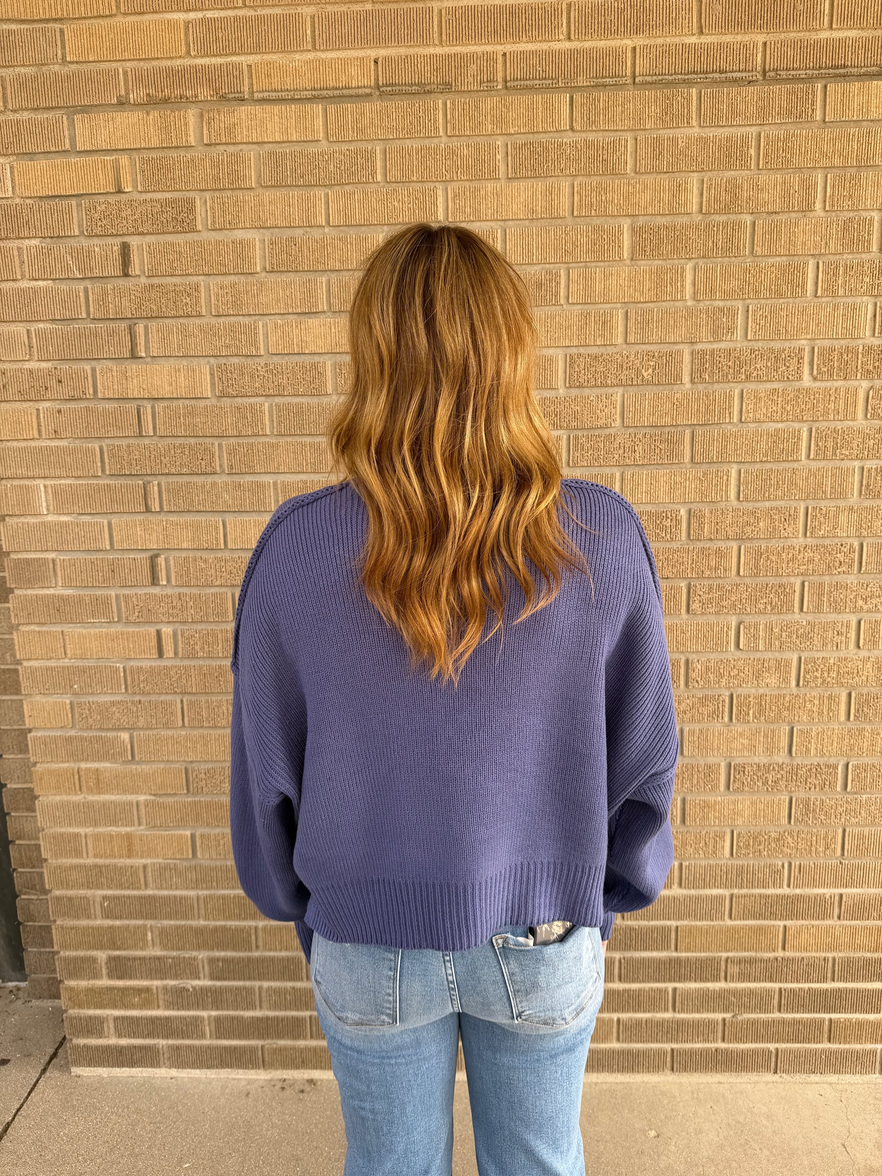 Dusty Indigo Sweater