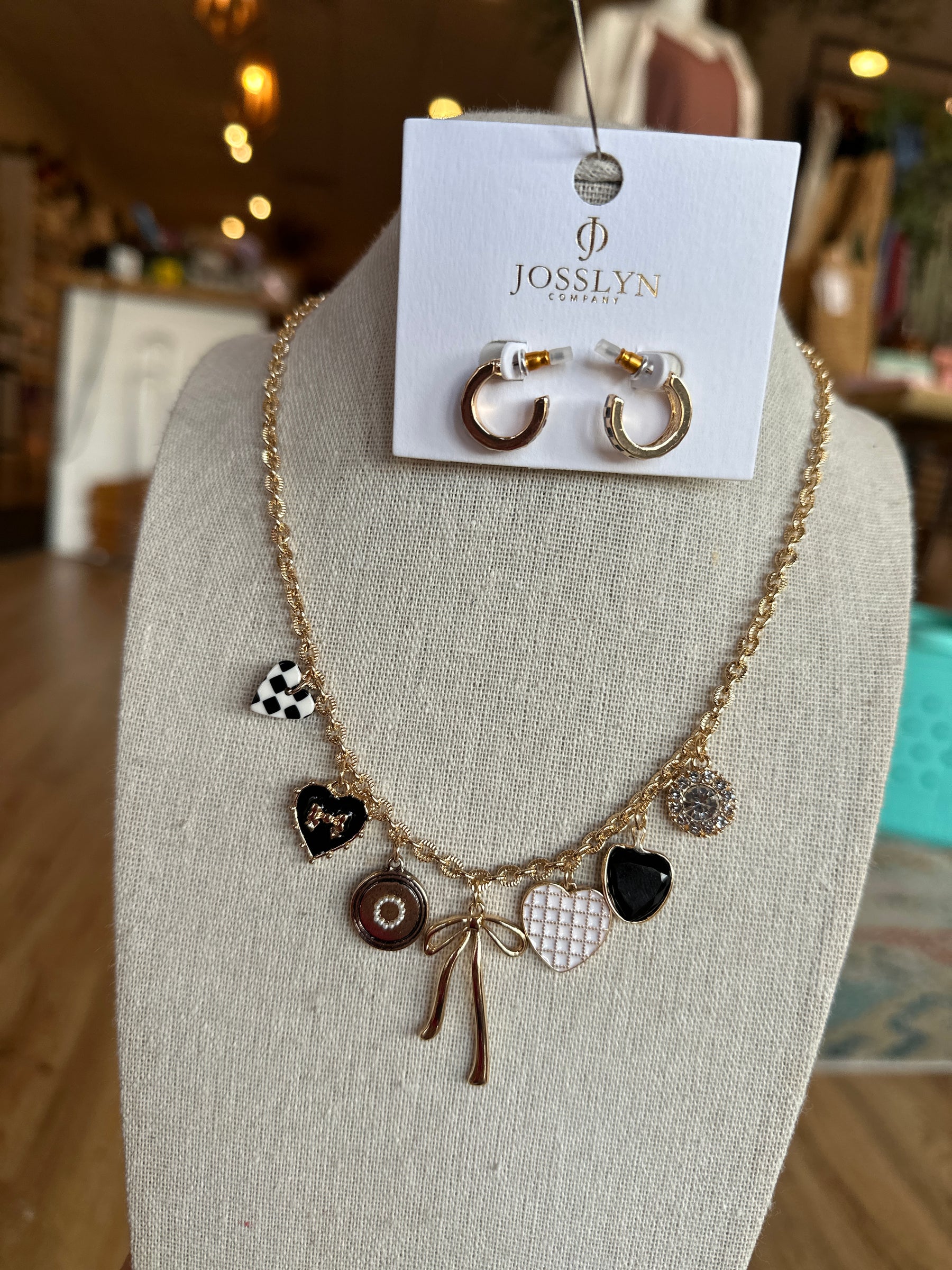 Bow Charm Necklace