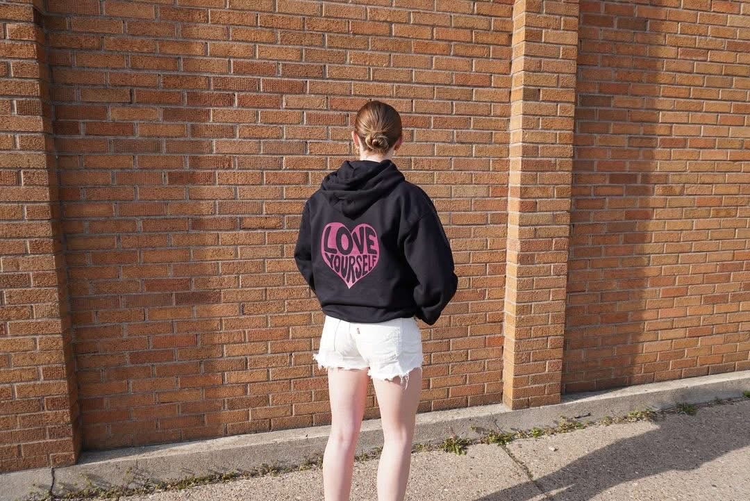 Love Yourself Hoodie - Black