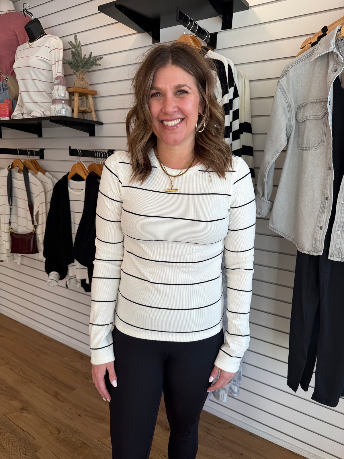 Alder Top - Black Ivory