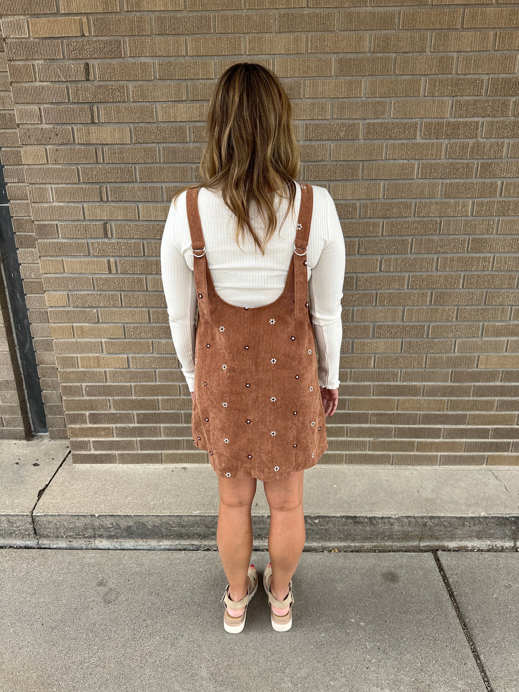 Floral Corduroy Jumper