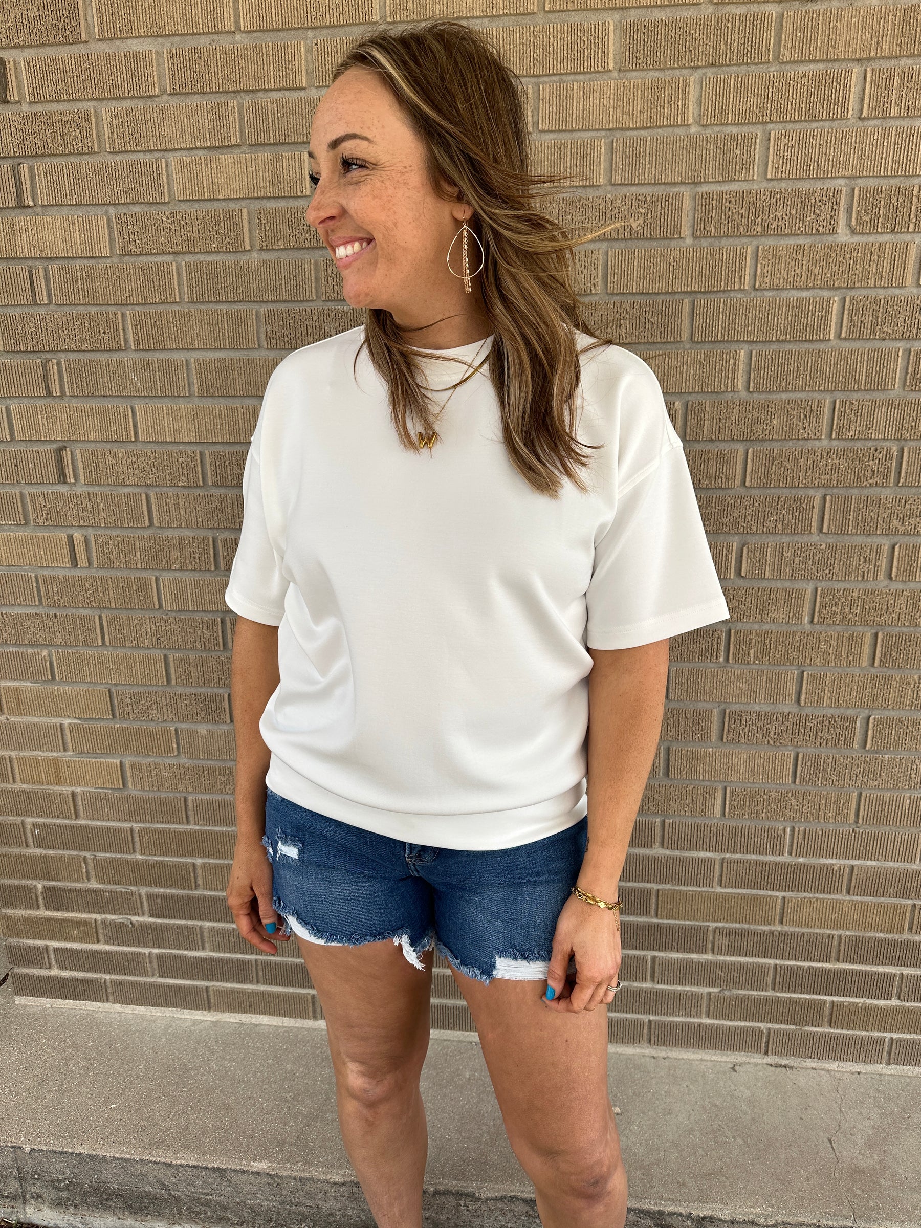 Buttery Soft Modal Tee - Cream
