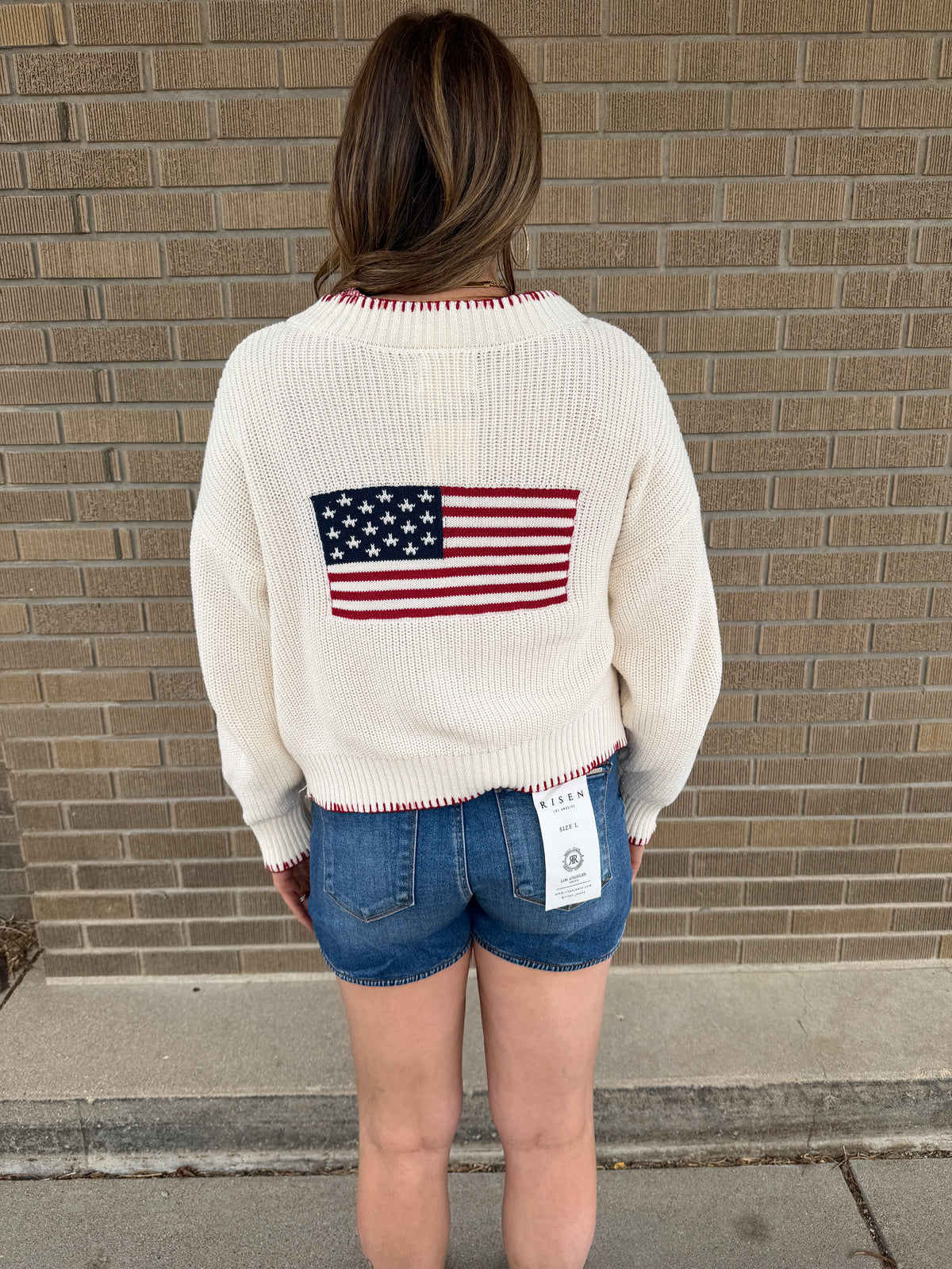 American Flag Cardigan
