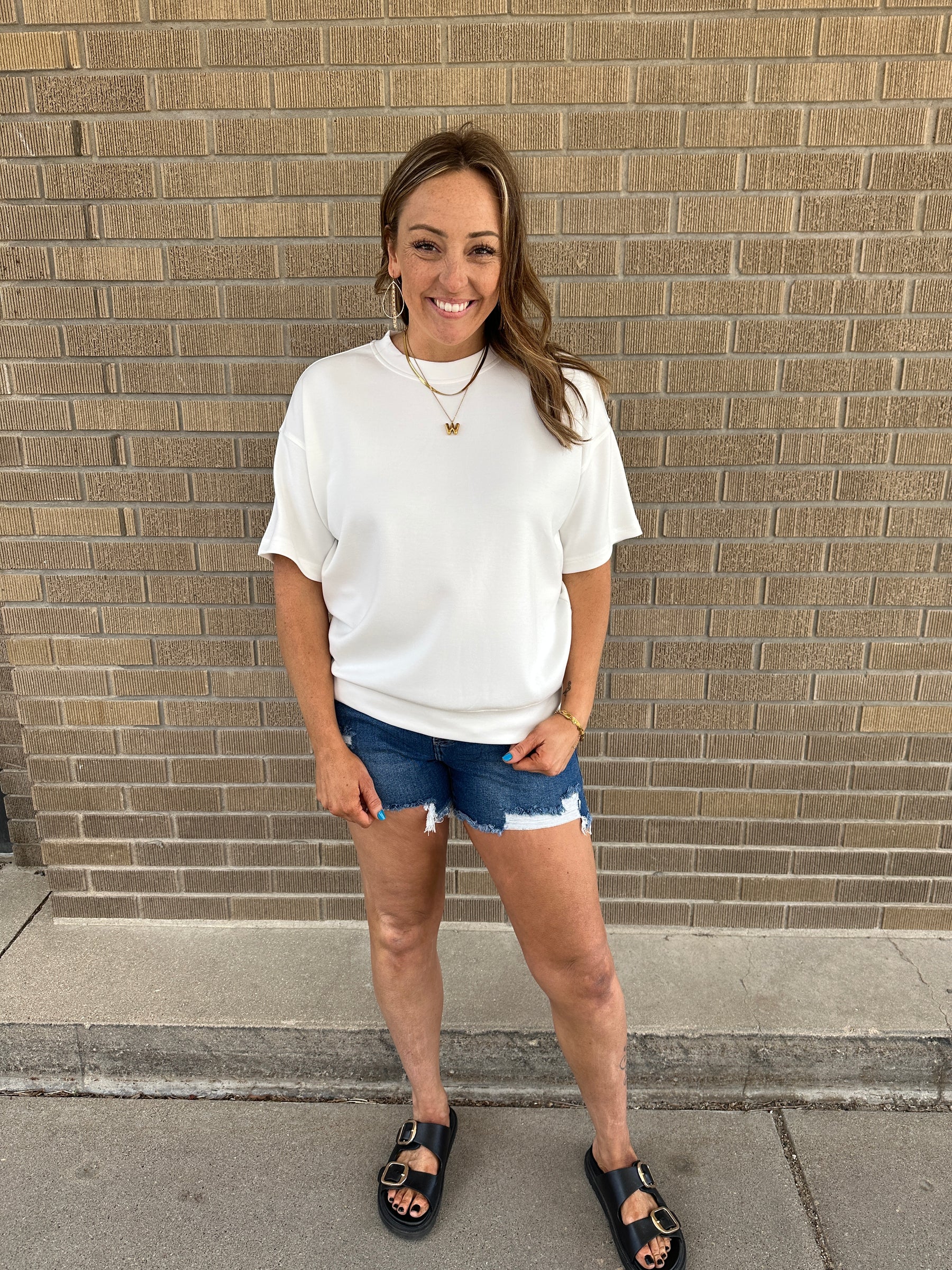 Buttery Soft Modal Tee - Cream