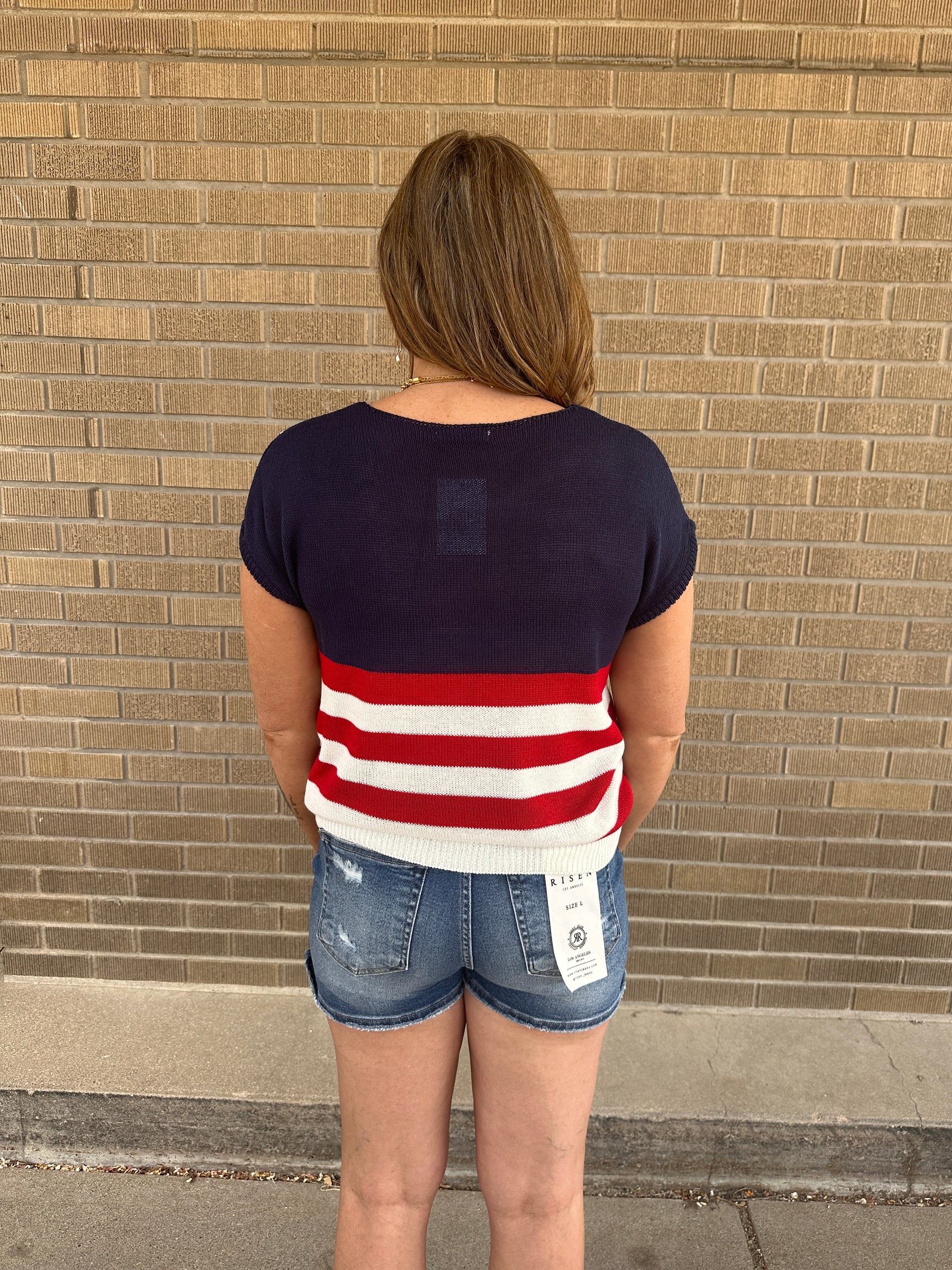 Stars and Stripes Knit Top
