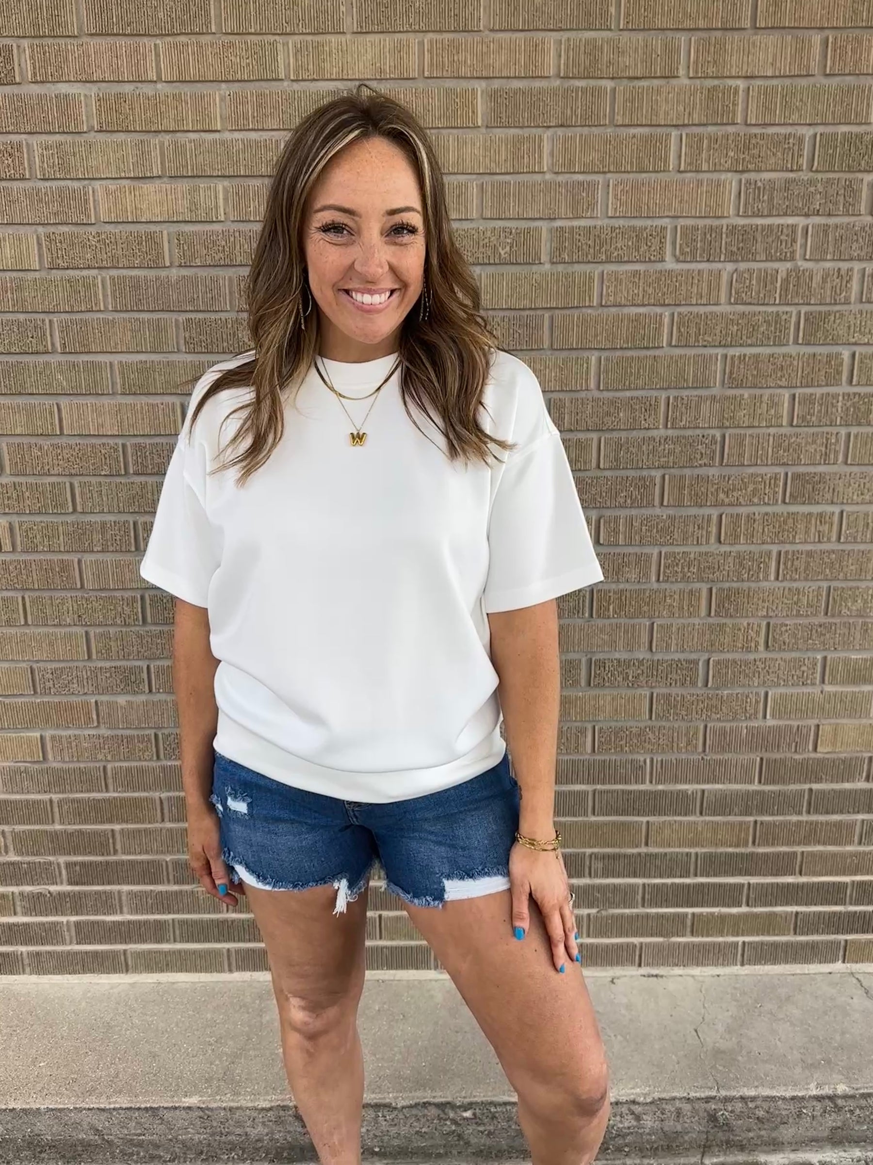 Buttery Soft Modal Tee - Cream
