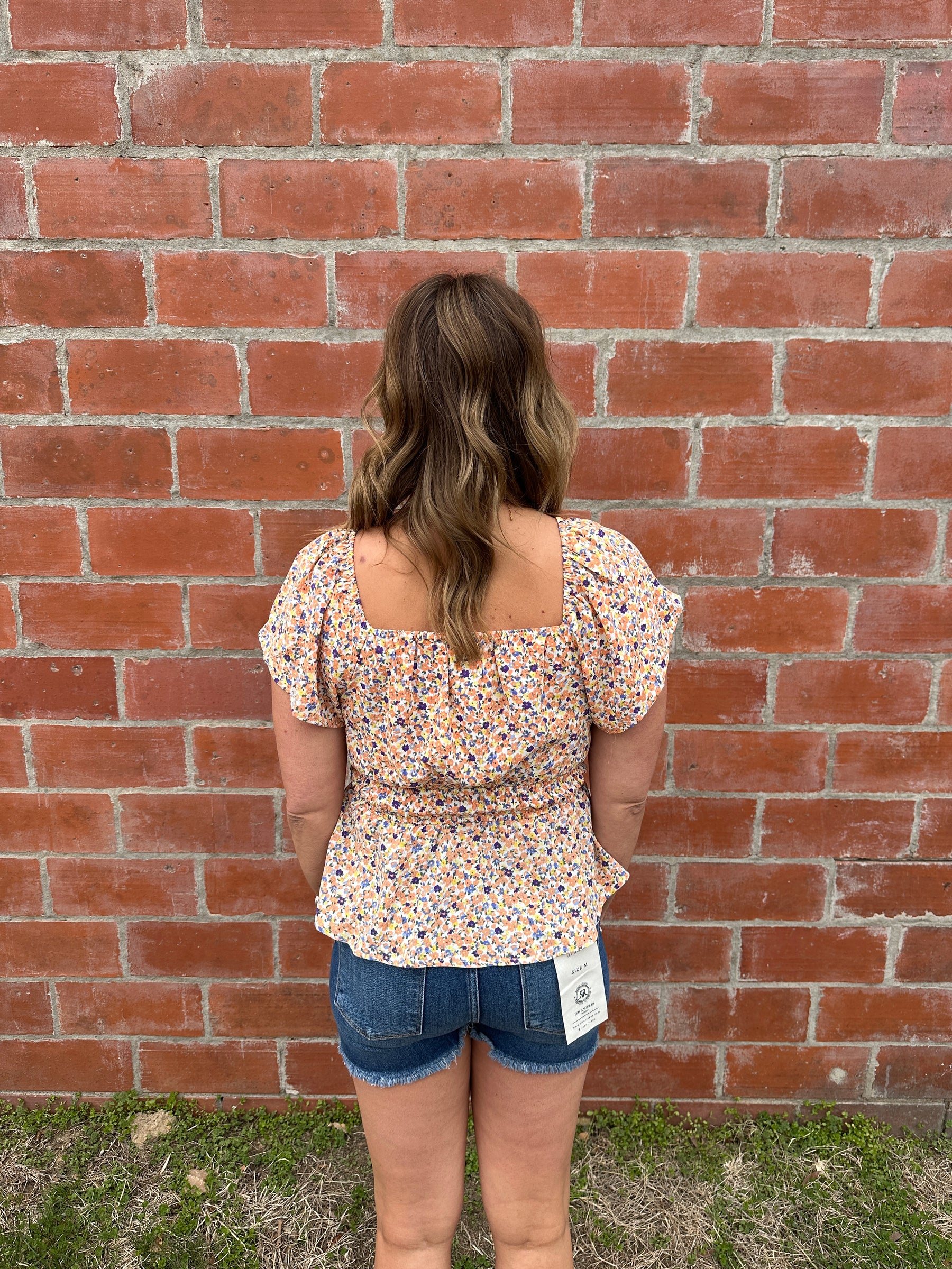 Cute as Ever Floral Peplum Top