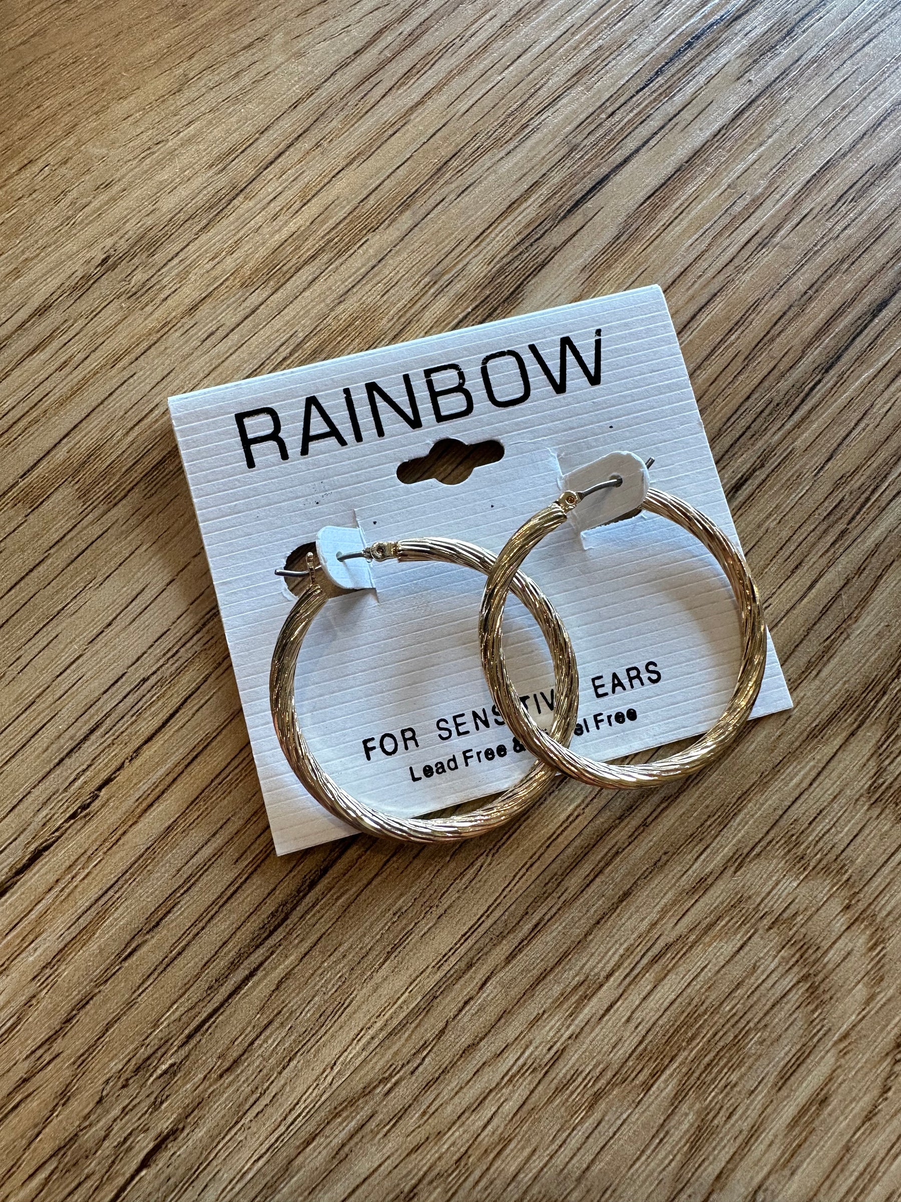 Smaller Textured Hoop