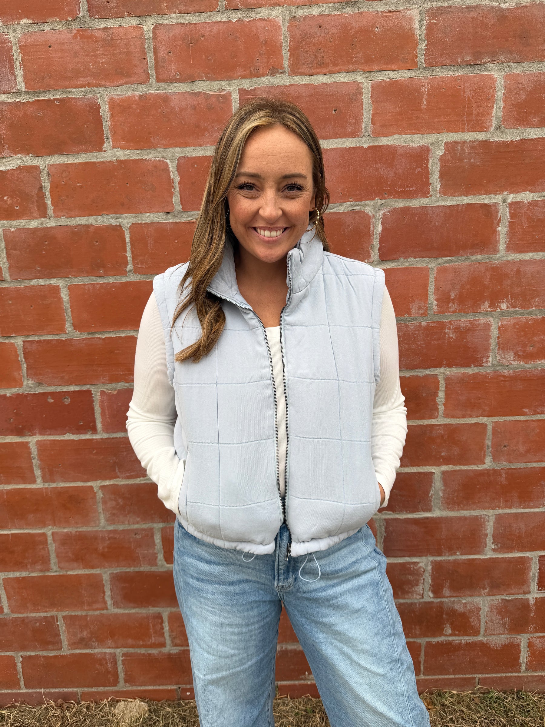 Brina Vest - Light Denim