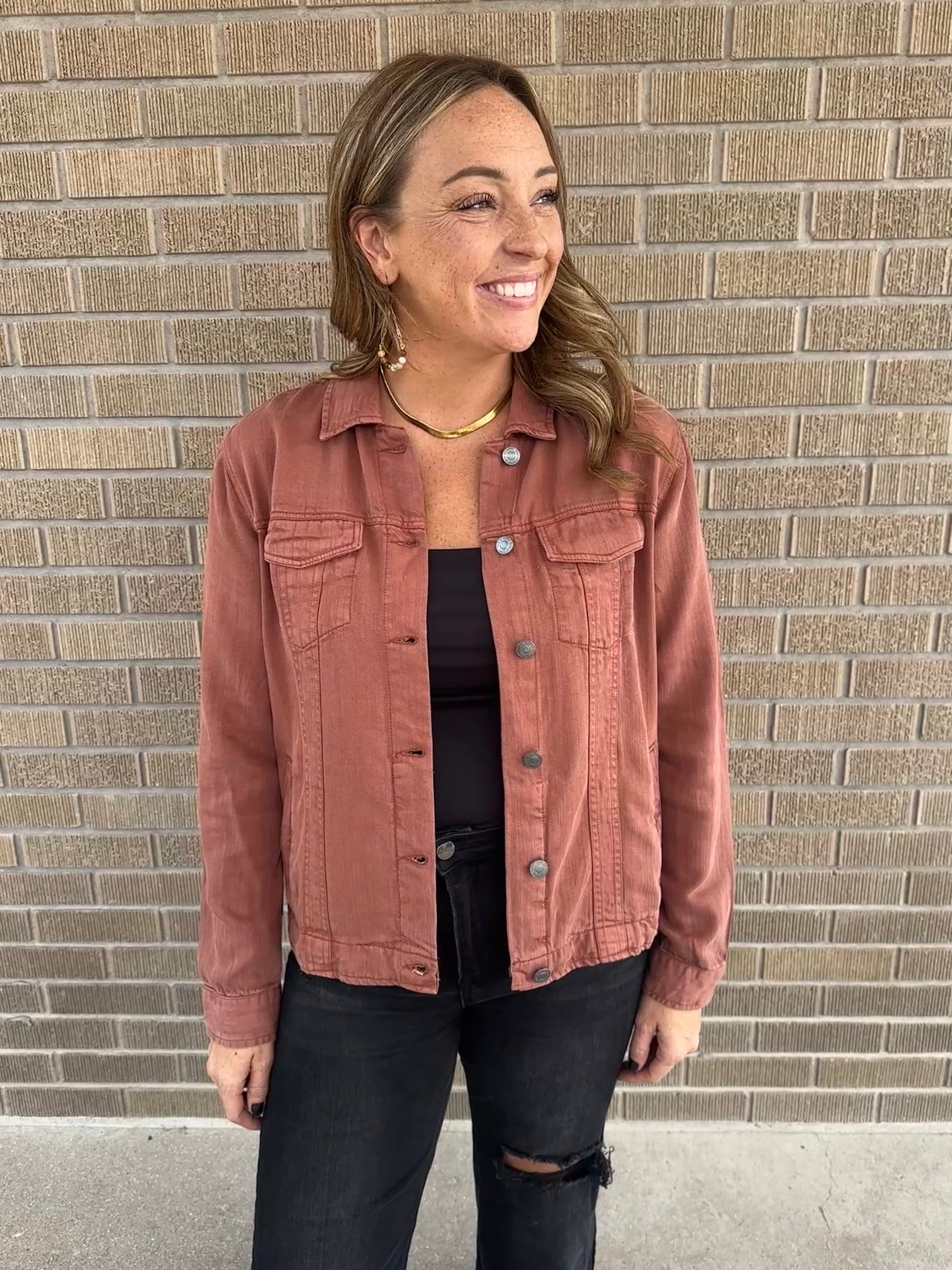 Jackie Jacket - Rustic Brown
