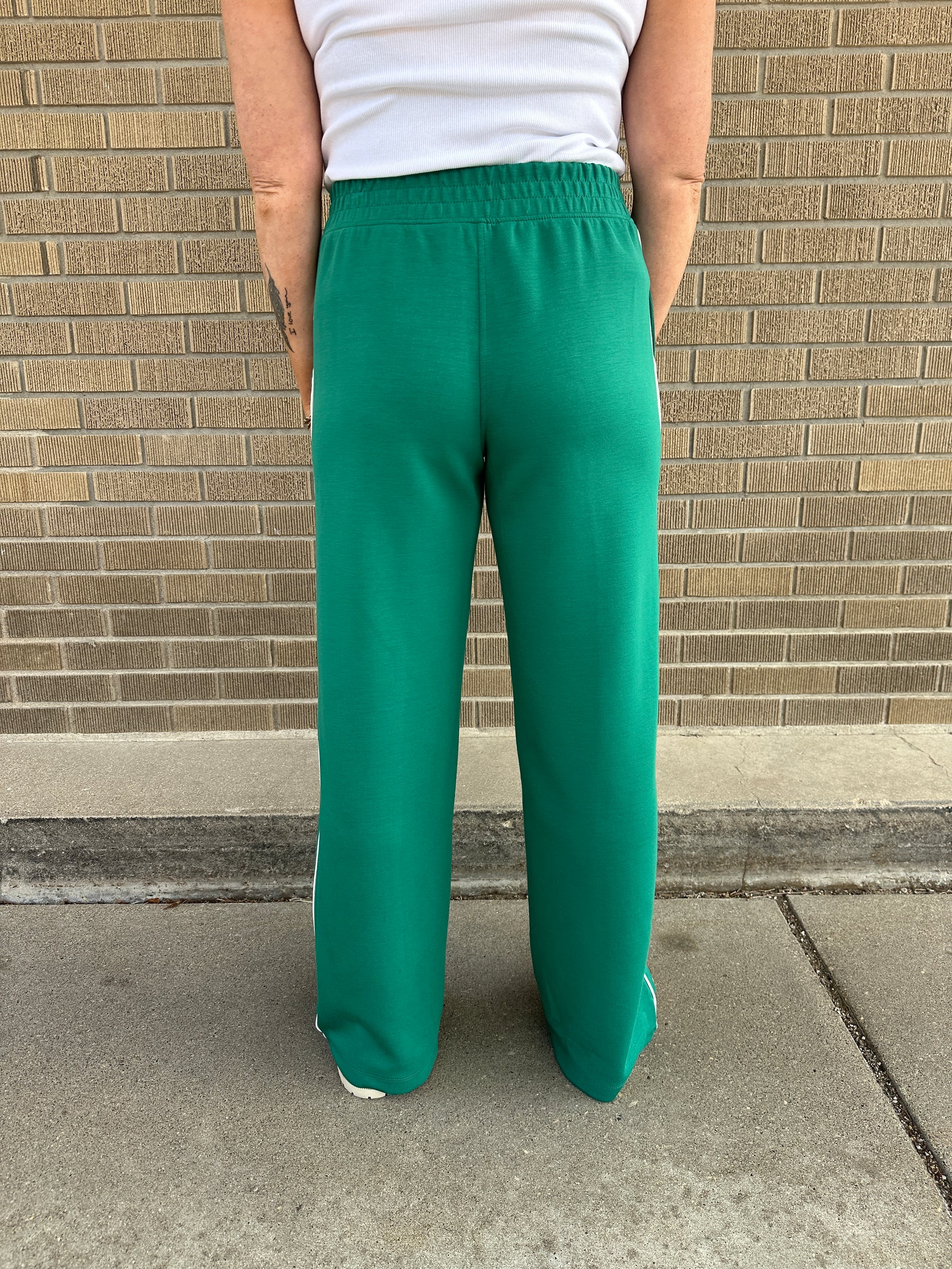 Chill Girl Modal Pants - Emerald