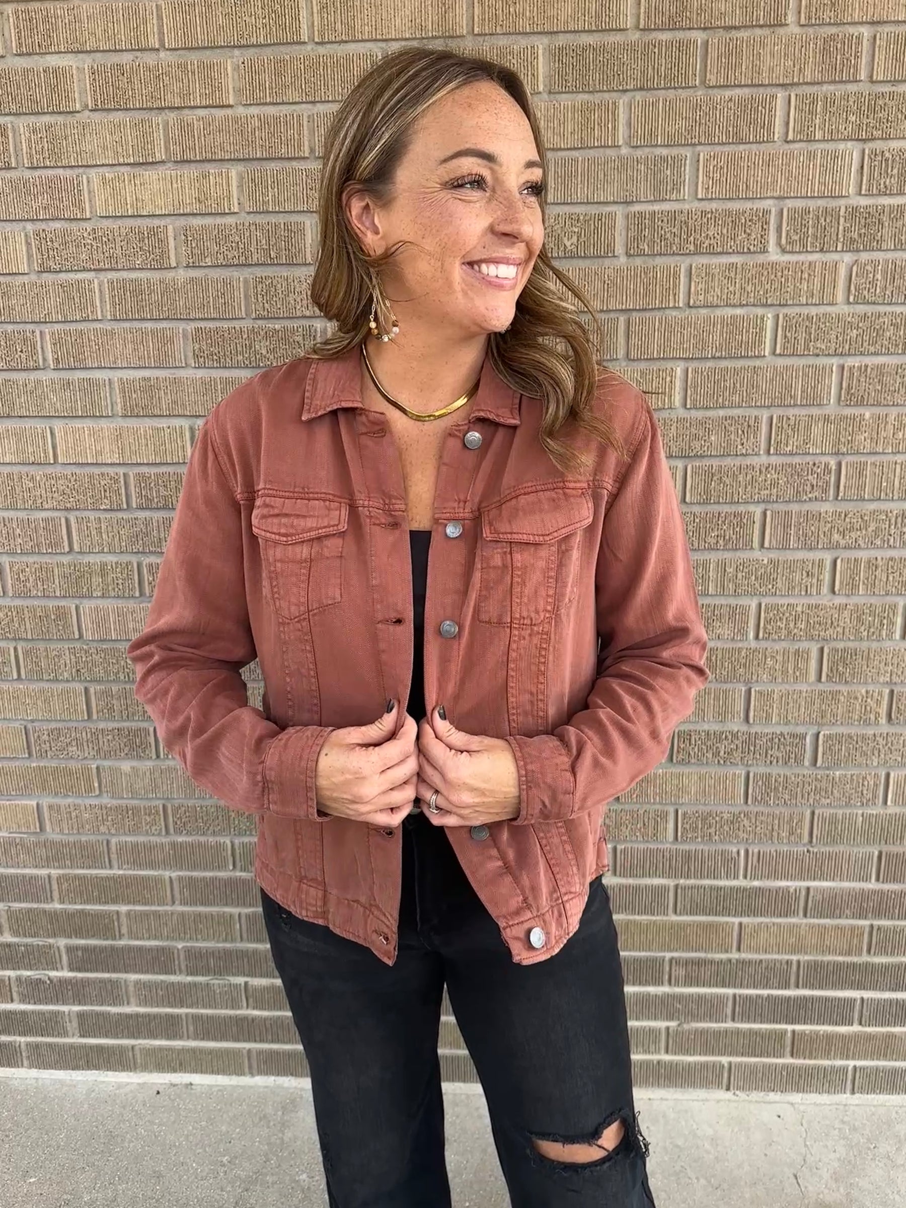 Jackie Jacket - Rustic Brown