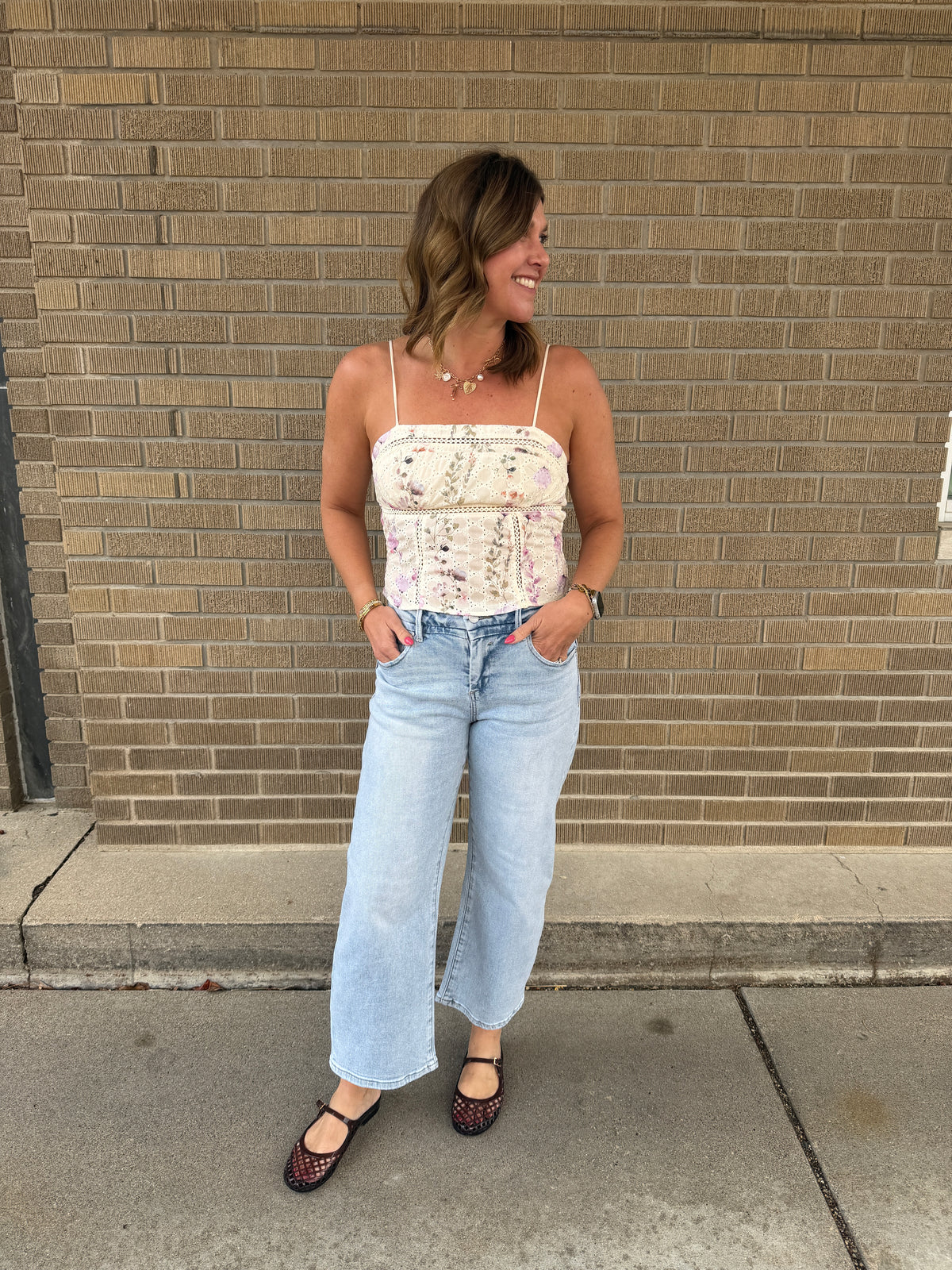 So Easy To Fall In Love Floral Tank