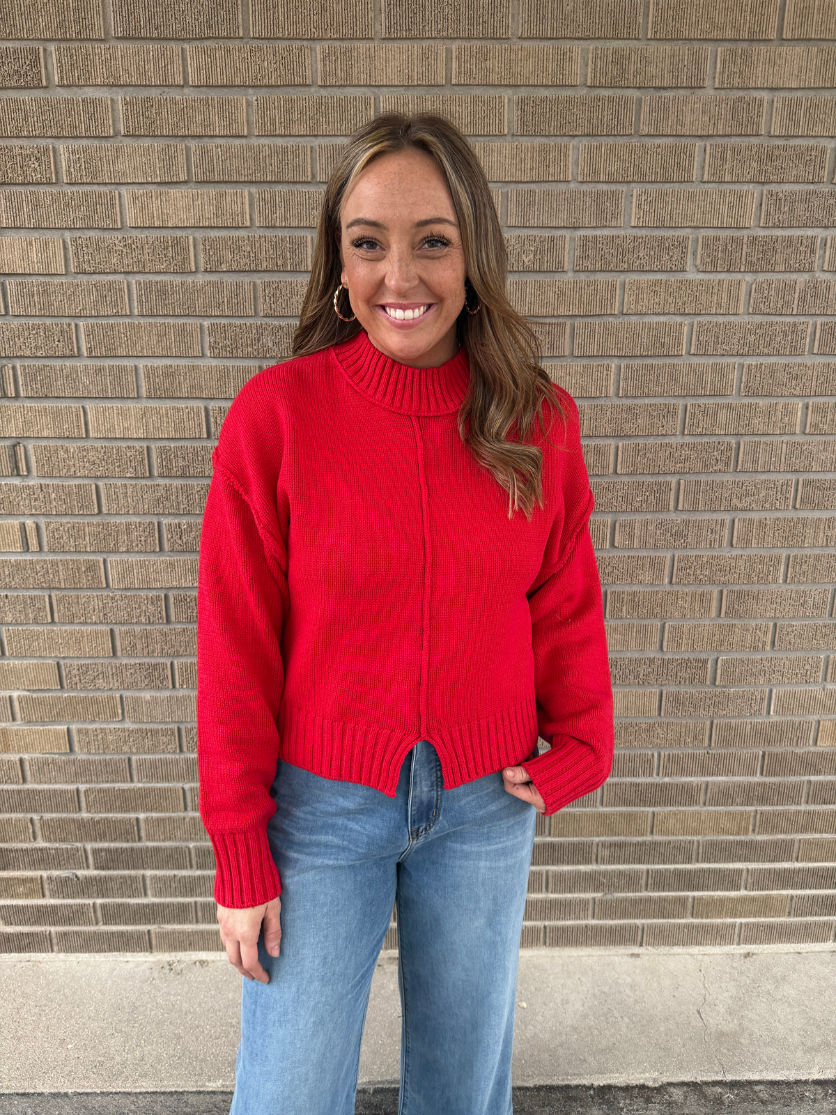 Bold as Love Red Sweater