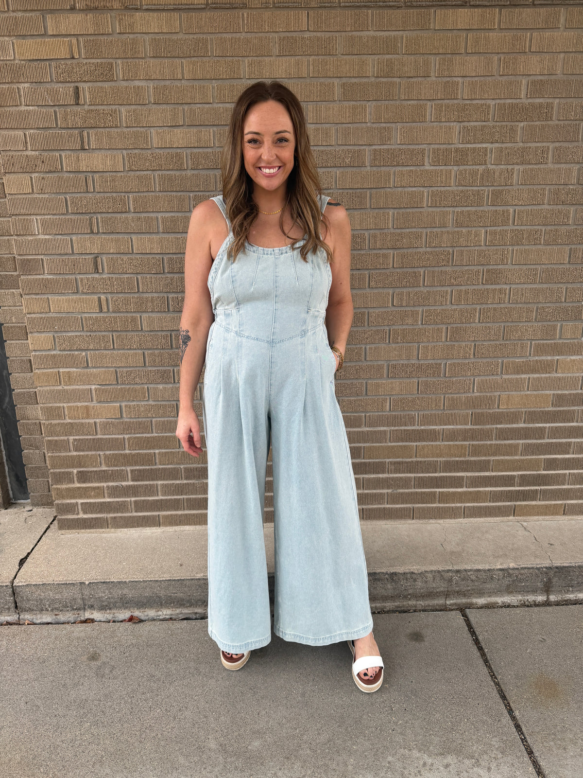 That One Denim Jumpsuit