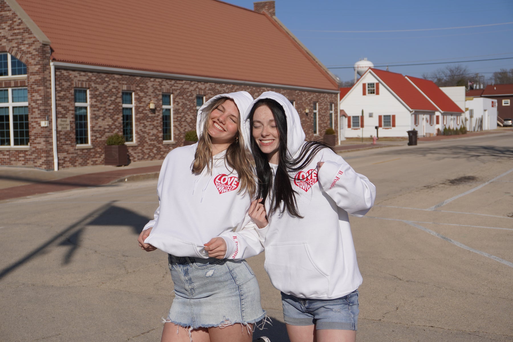 Love Yourself Hoodie - White