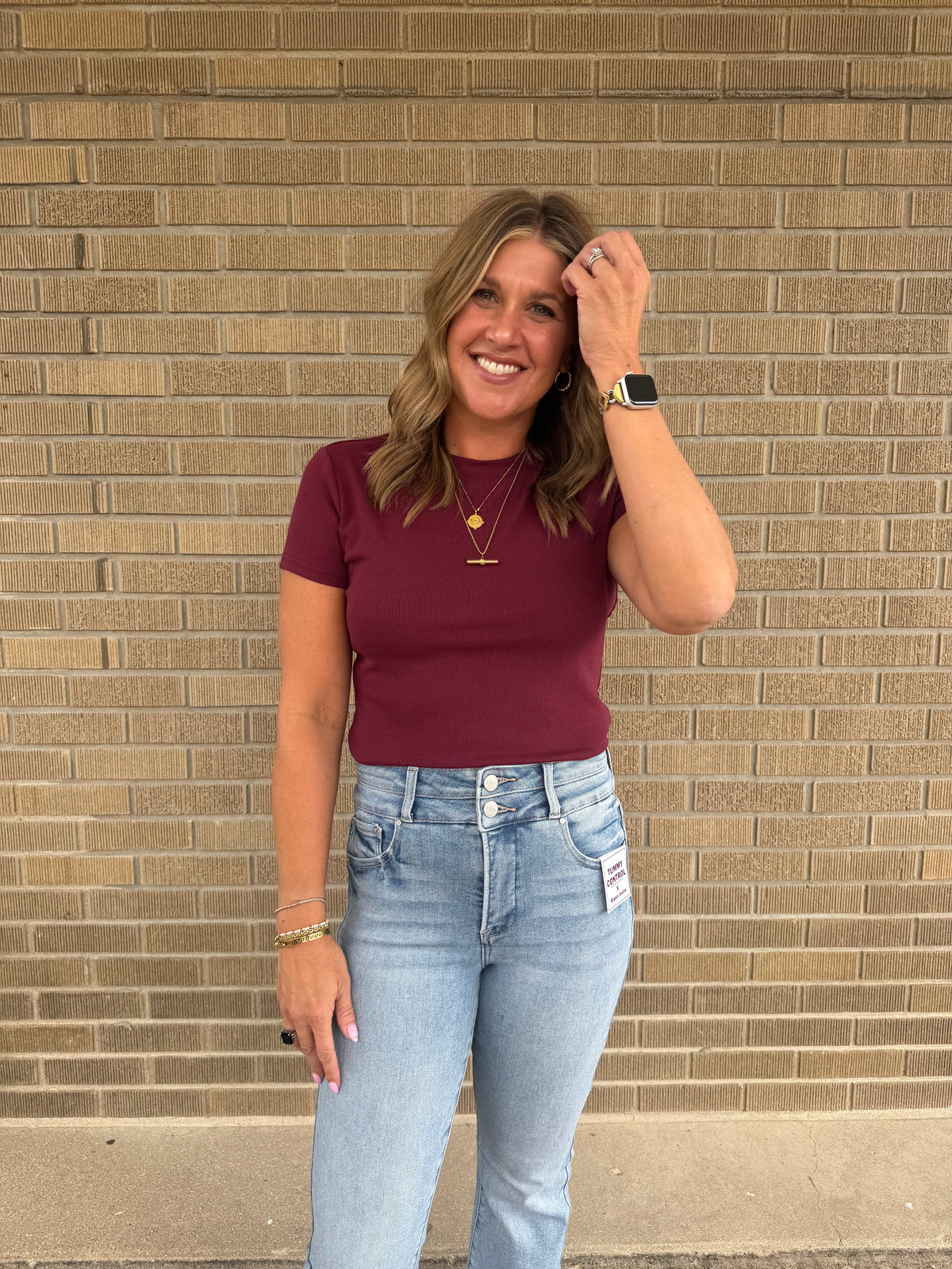 Annie Tee - Maroon