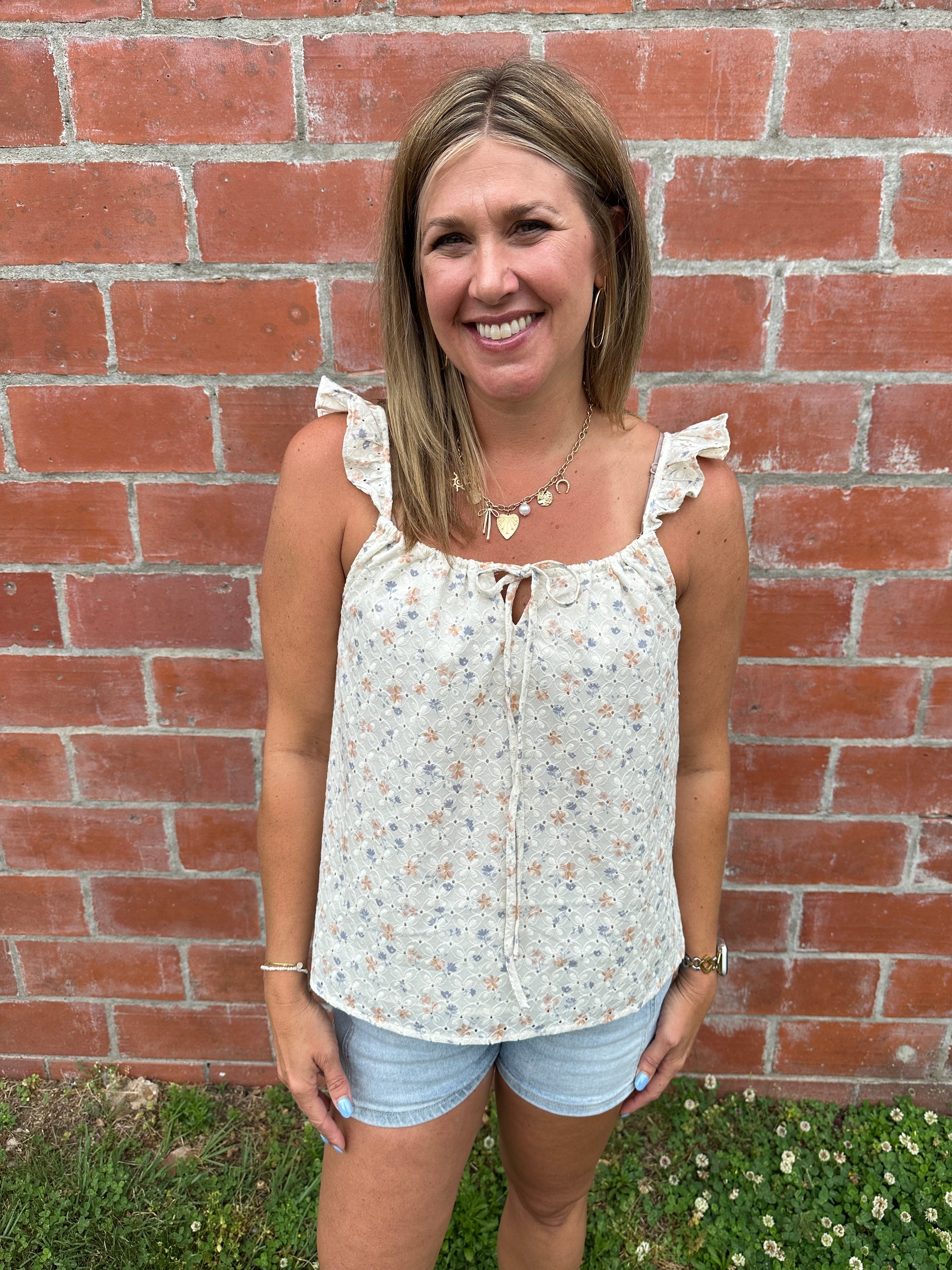 Dainty Floral Tank