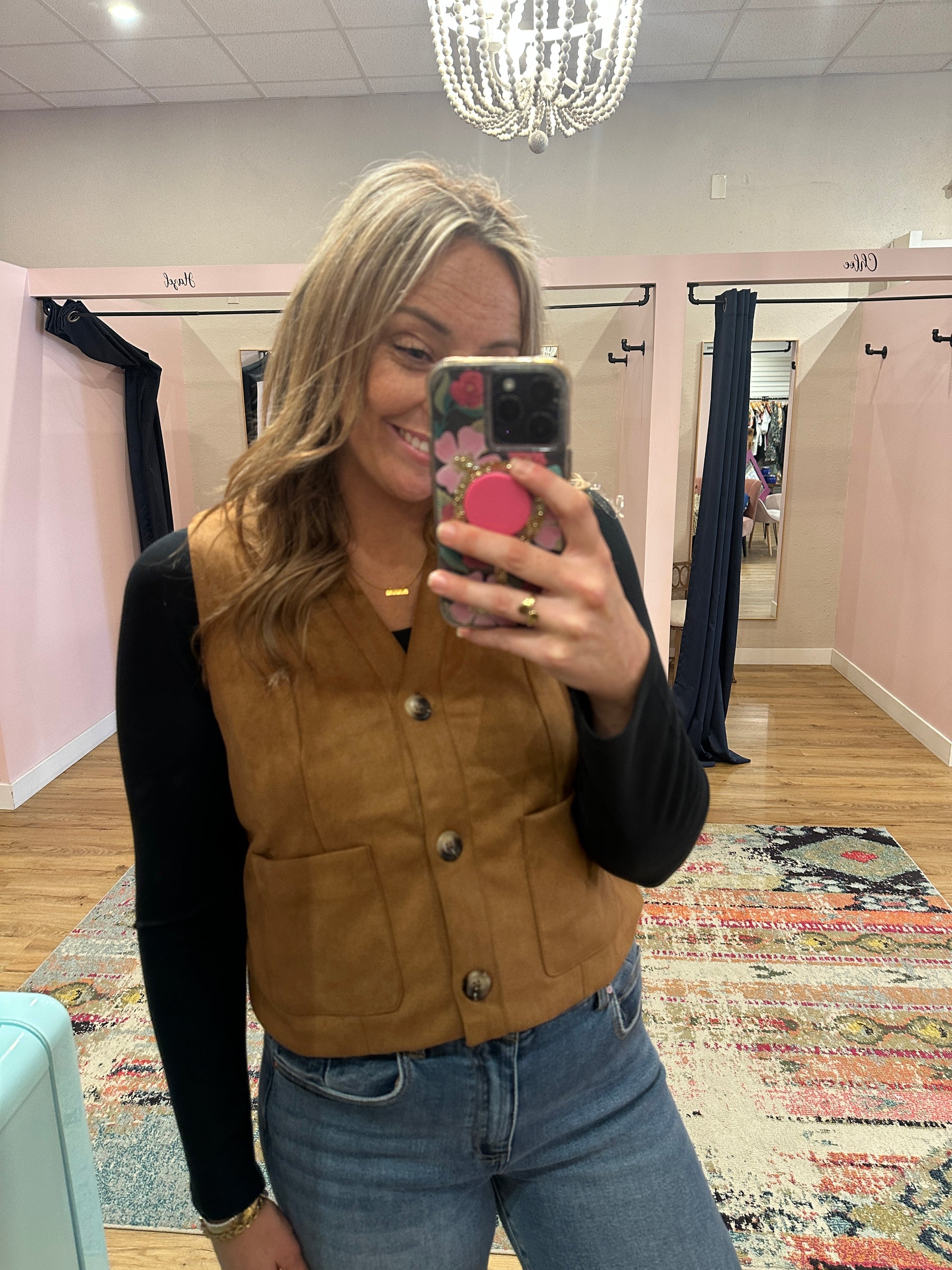 Silky Soft Camel Vest
