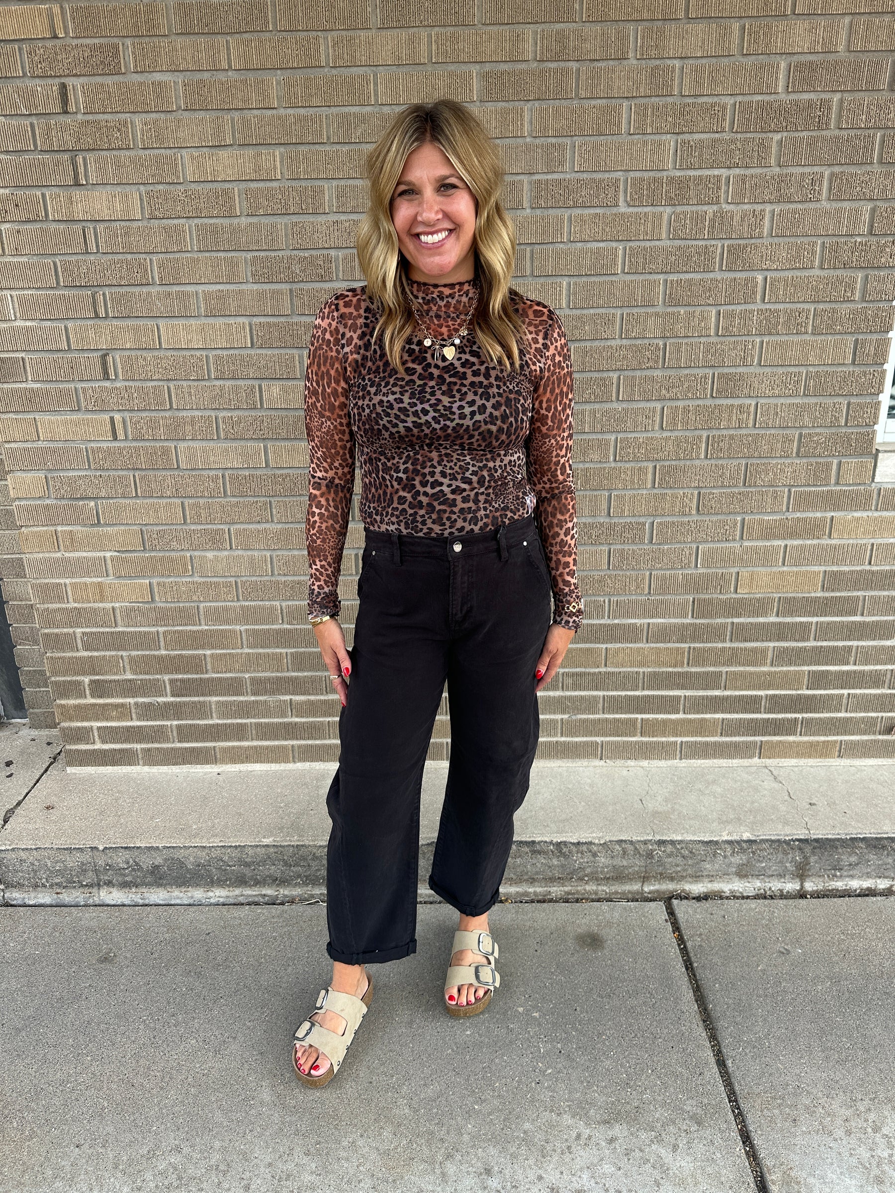 Black Barrel Jeans