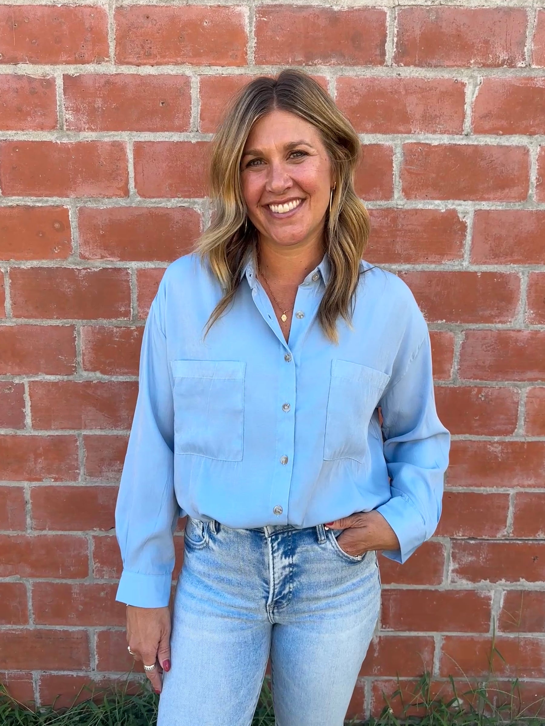Chambray Button Up
