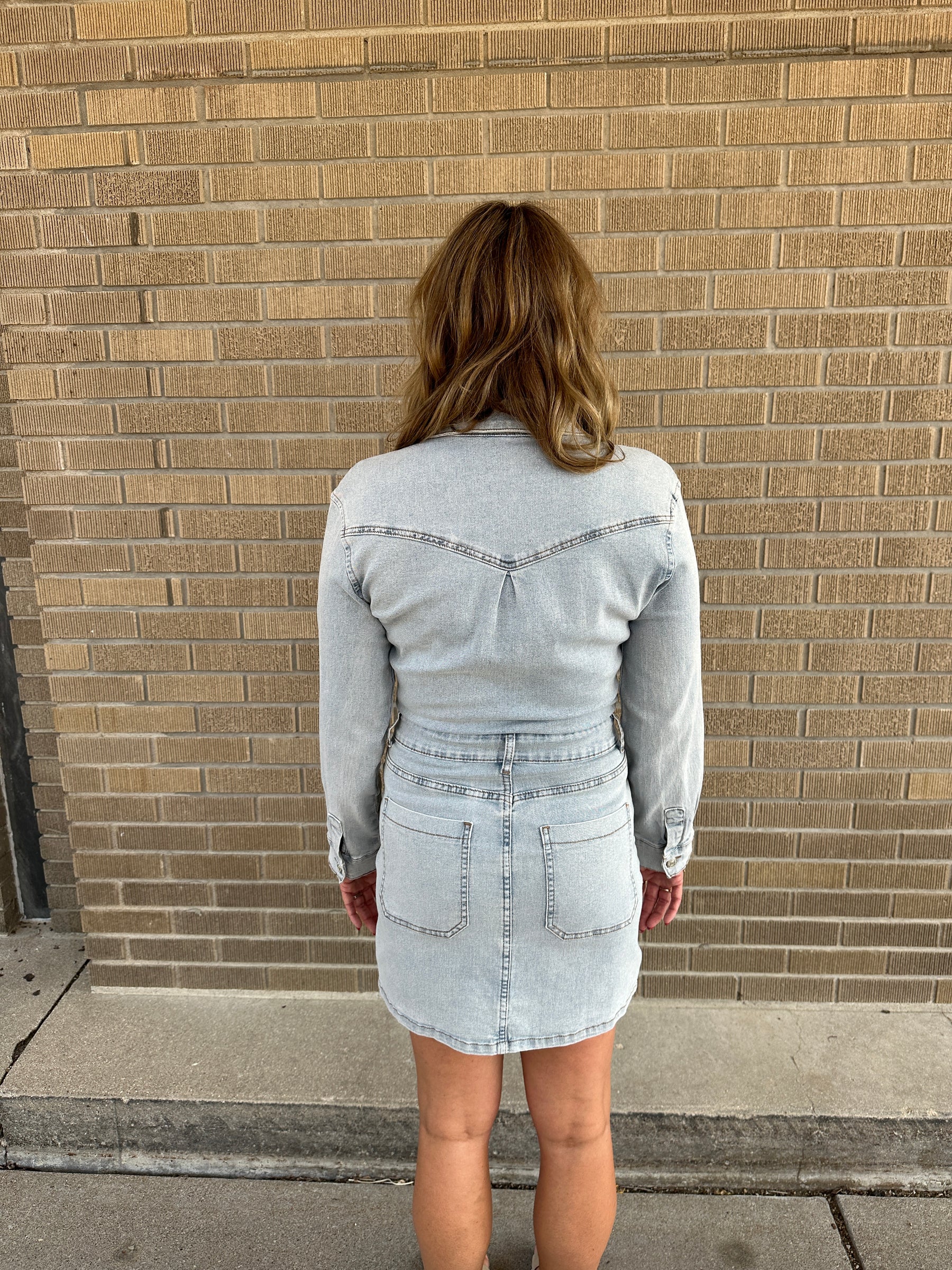 Mini Denim Dress